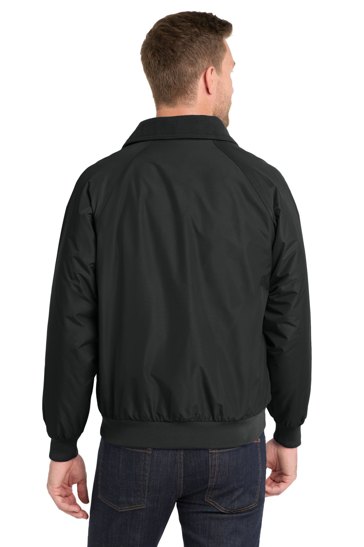 Tr.Black/Tr.Bk Port Authority Challenger Jacket. J754