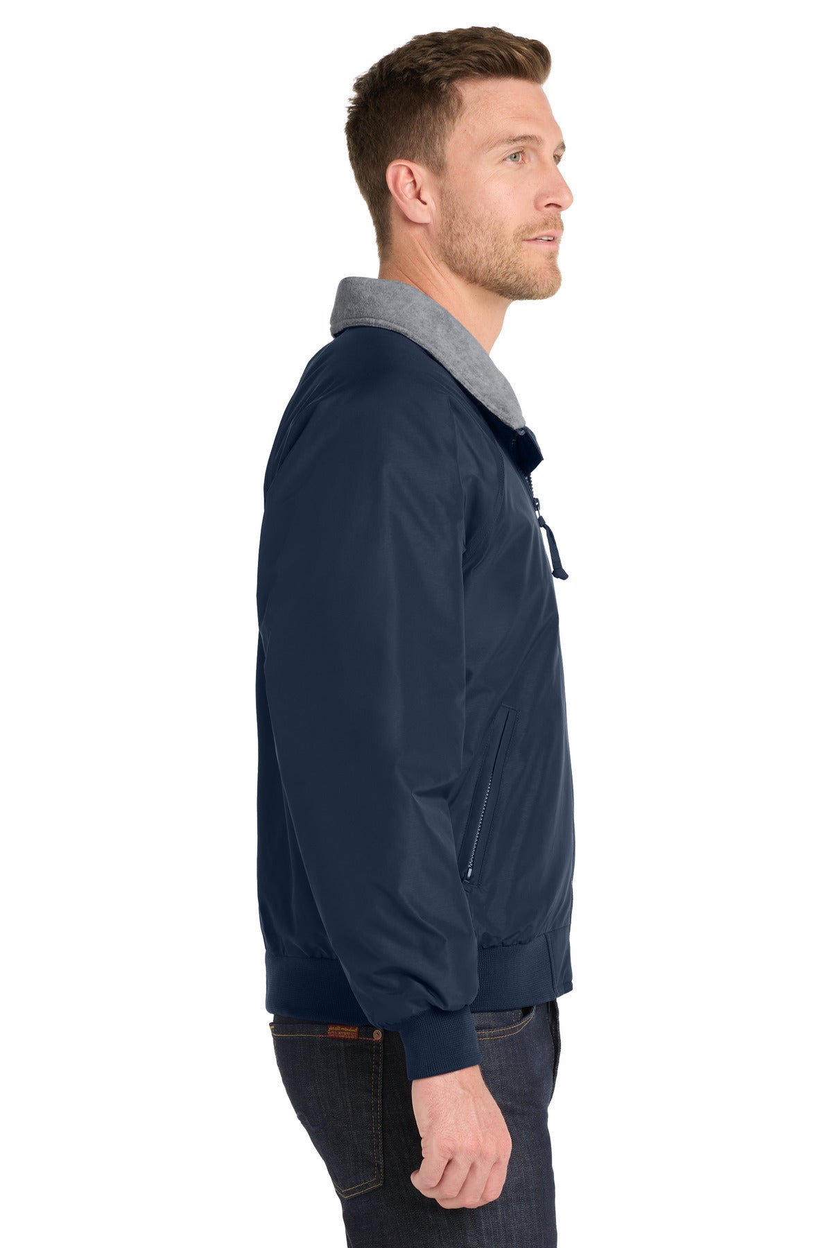 Tr.Navy/Gray Port Authority Challenger Jacket. J754