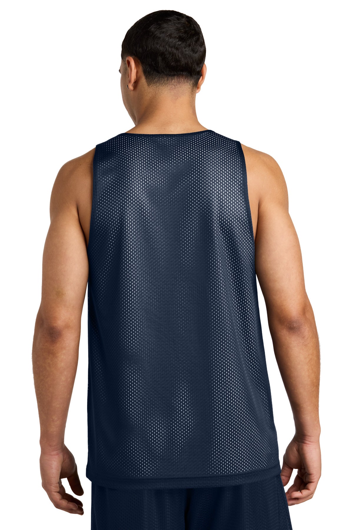 TrNv/White Sport-Tek PosiCharge Reversible Mesh Tank ST5000