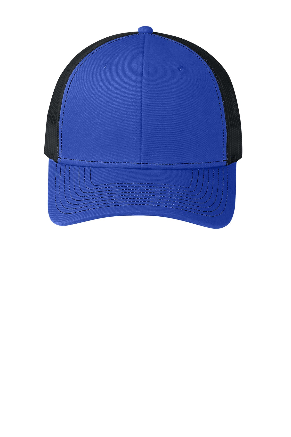 TRoyal/Bk Port Authority Snapback Trucker Cap. C112