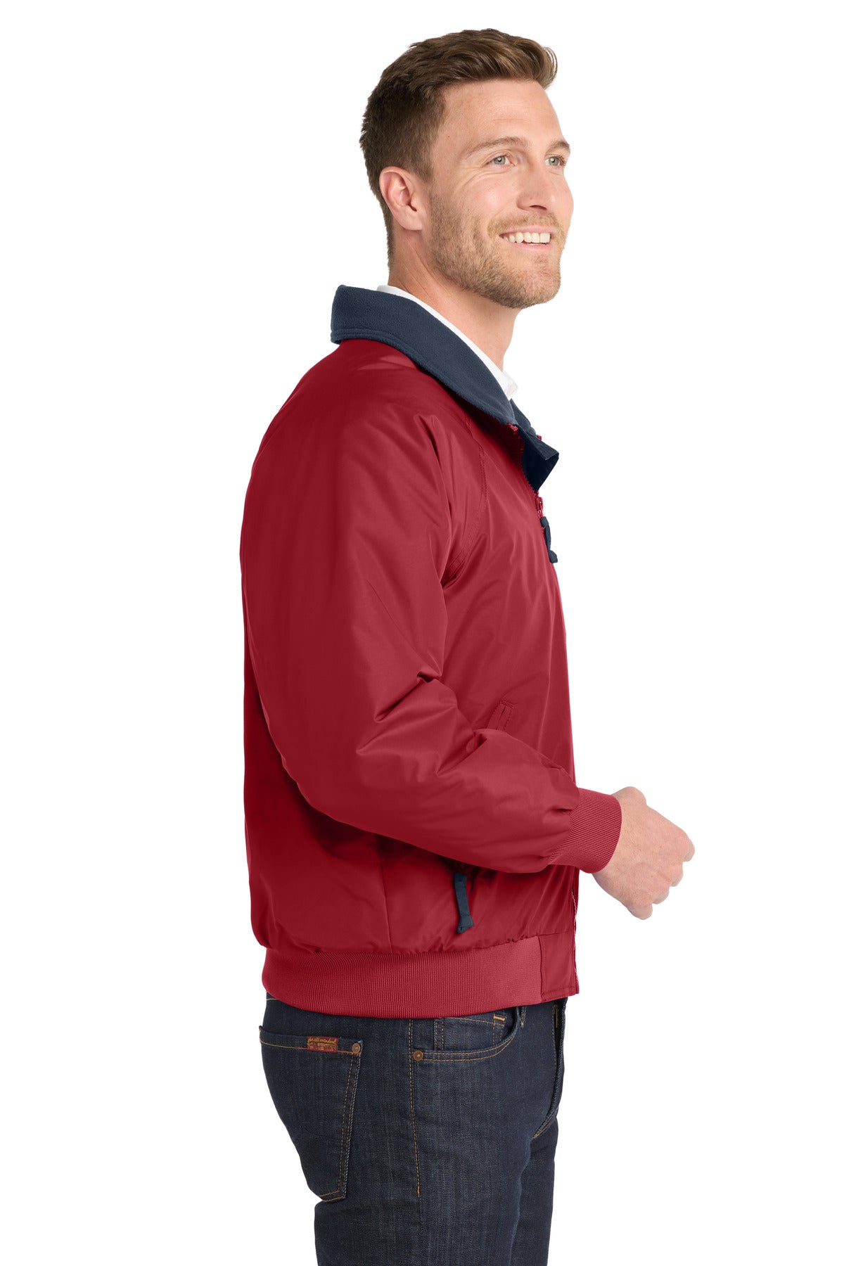Tr.Red/Tr.Navy Port Authority Challenger Jacket. J754