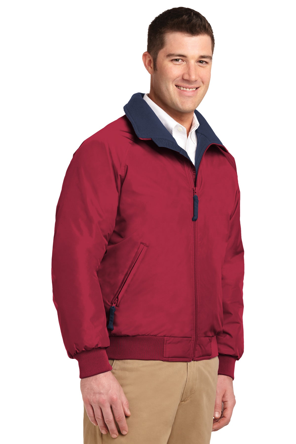 Tr.Red/Tr.Navy Port Authority Challenger Jacket. J754