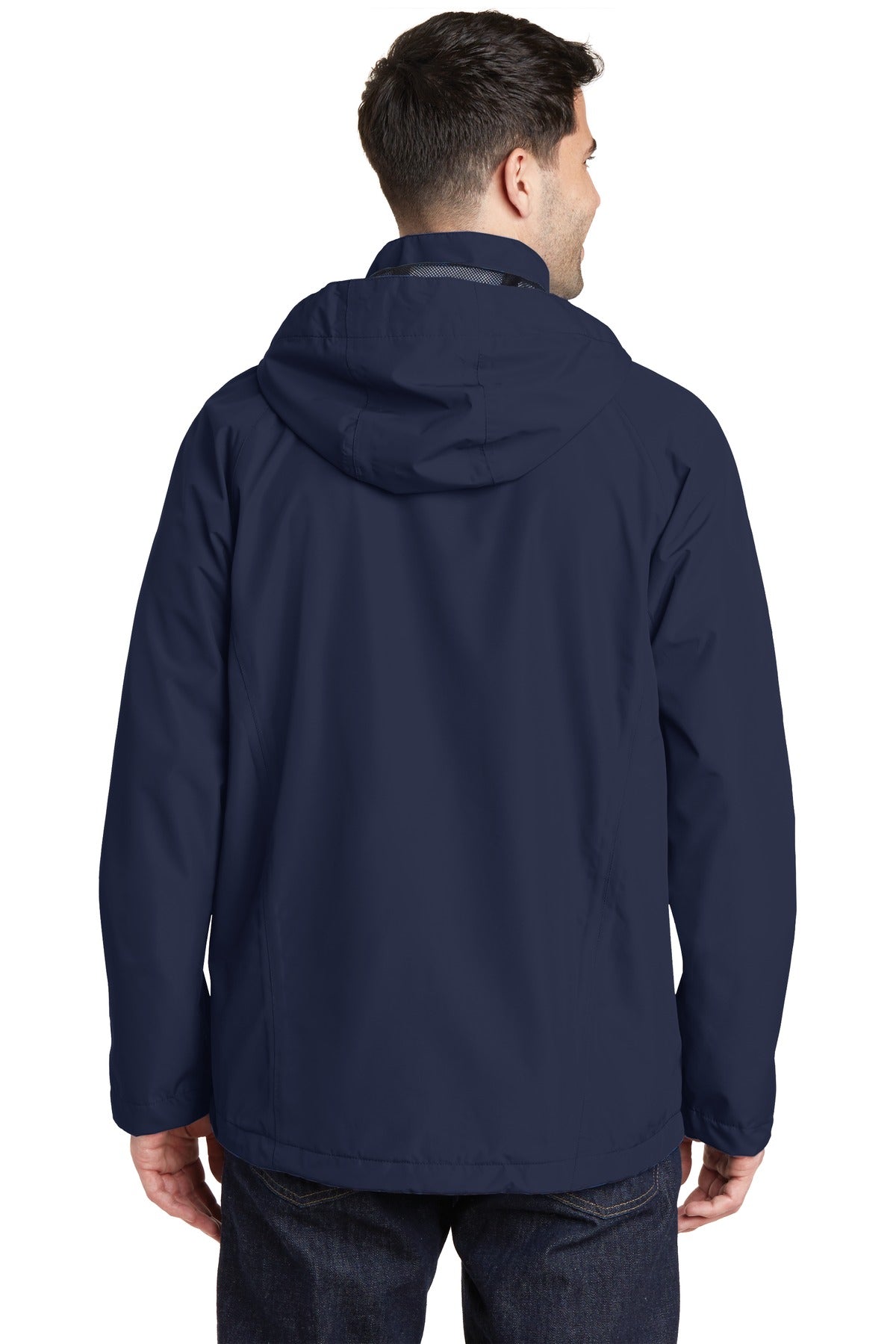 True Navy Port Authority Torrent Waterproof Jacket. J333