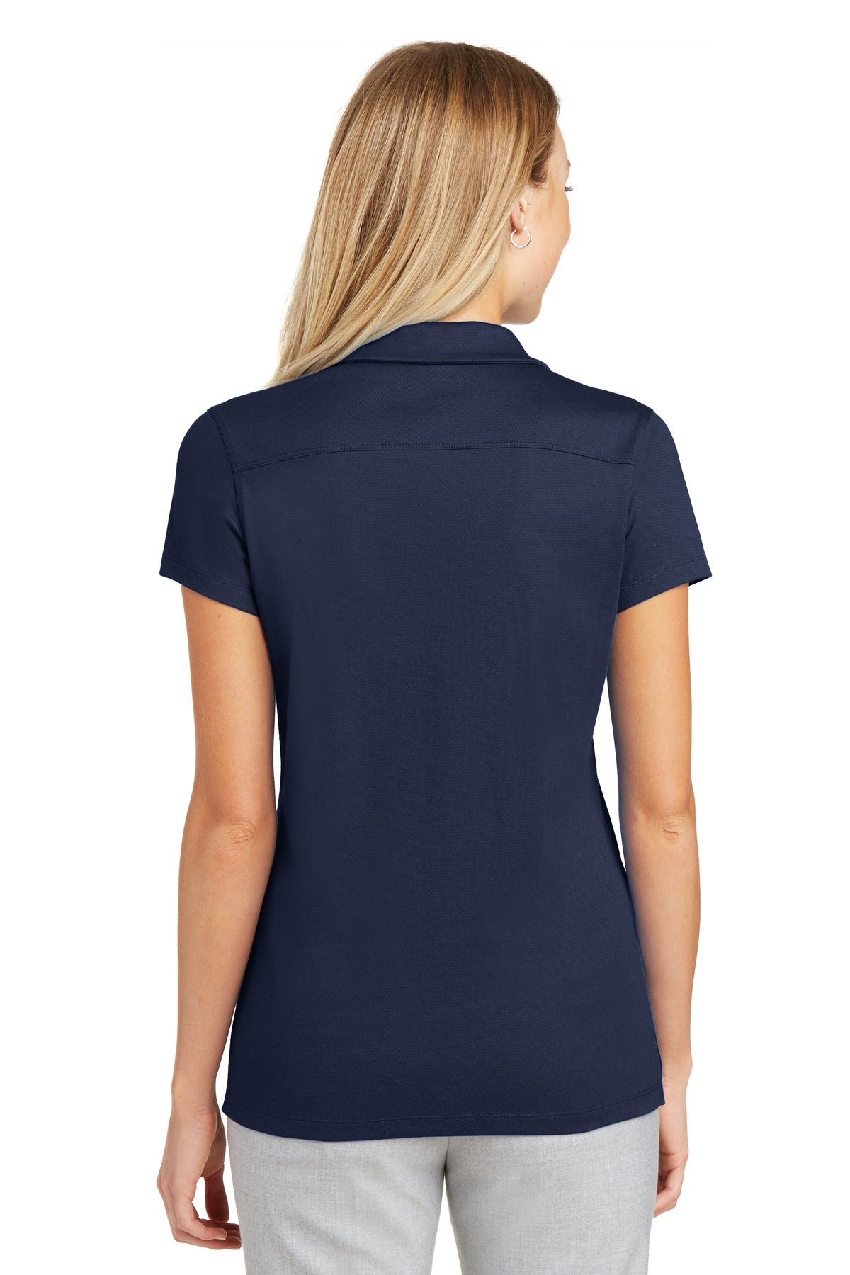 True Navy Port Authority Women's Rapid Dry Mesh Polo. L573