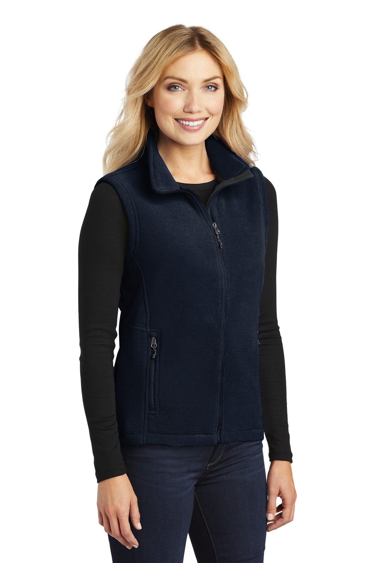 True Navy Port Authority Women's Value Fleece Vest. L219