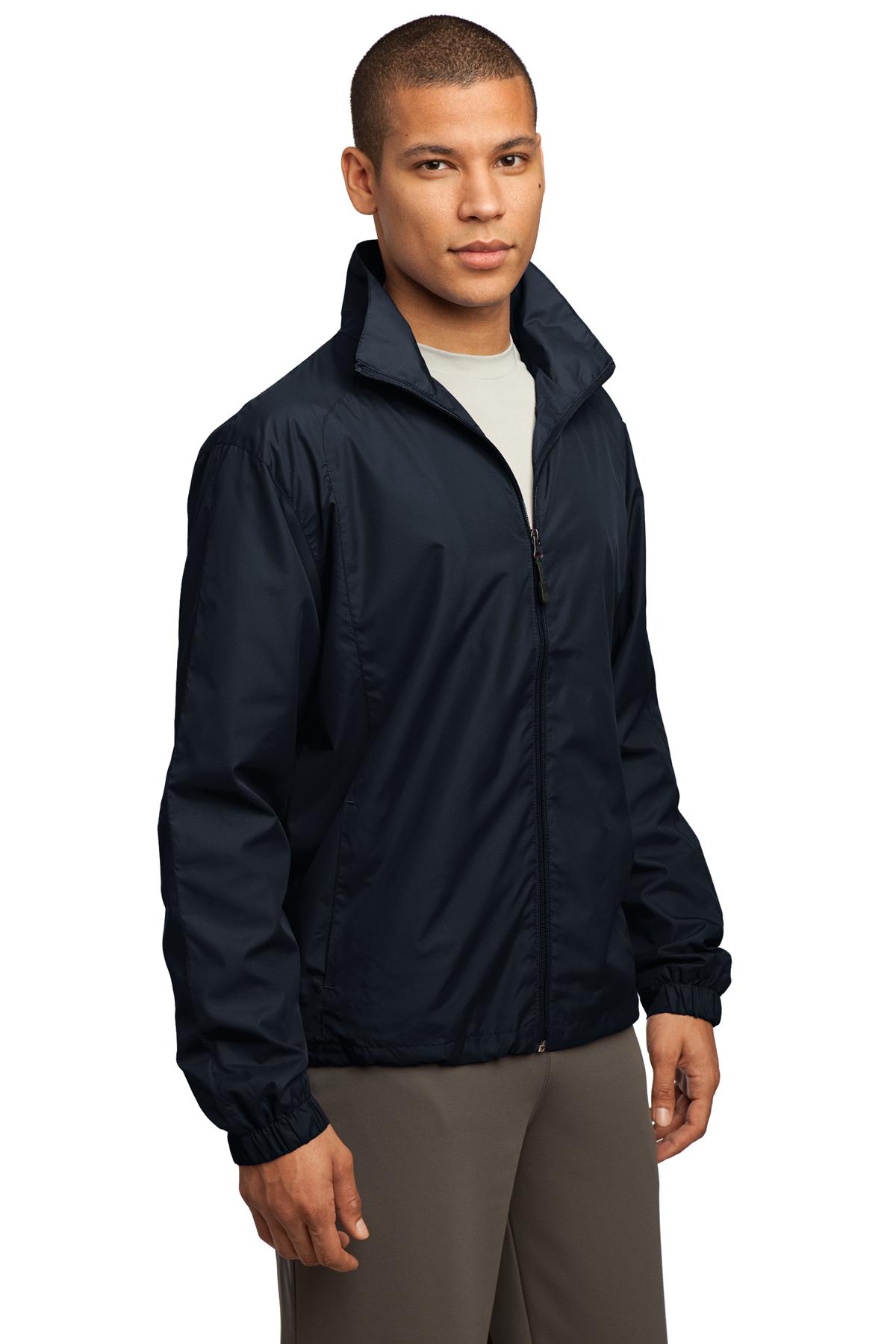 True Navy Sport-Tek Full-Zip Wind Jacket. JST70