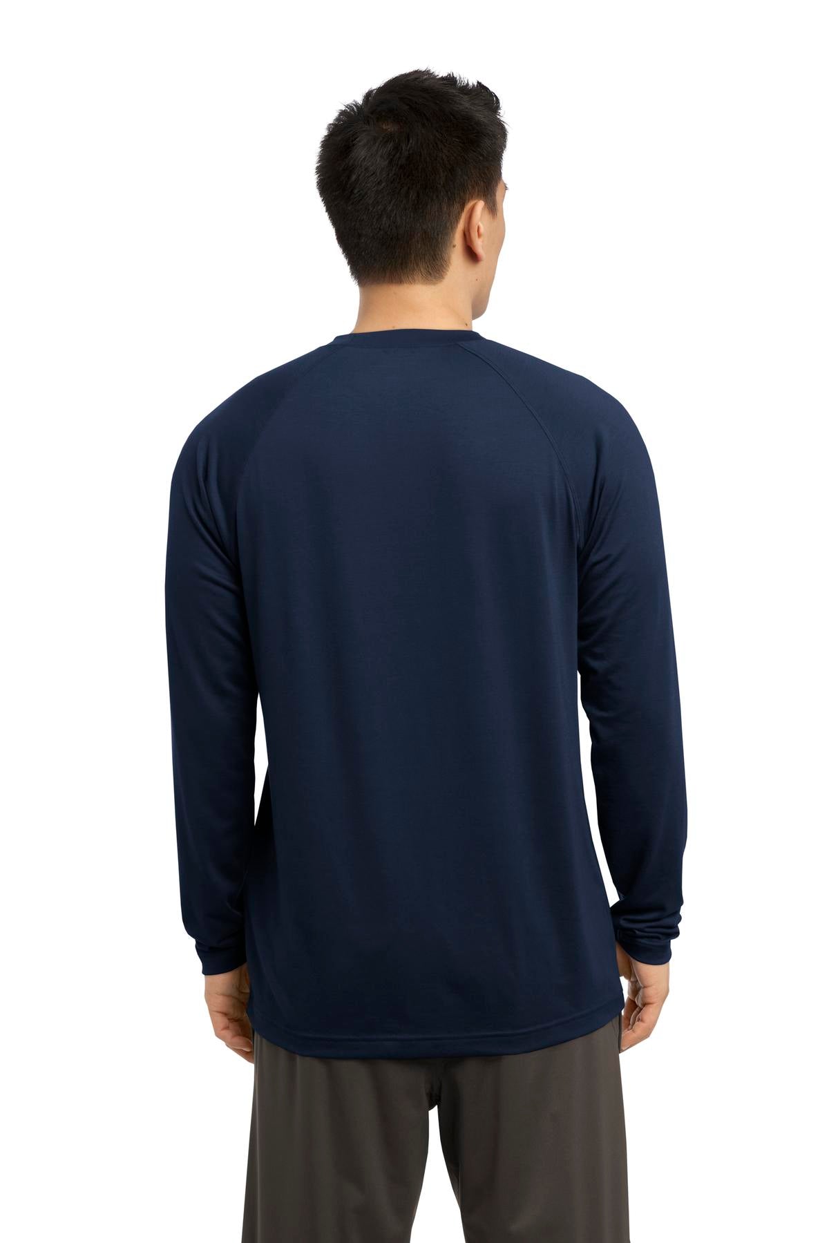 True Navy Sport-Tek Long Sleeve Ultimate Performance Crew. ST700LS
