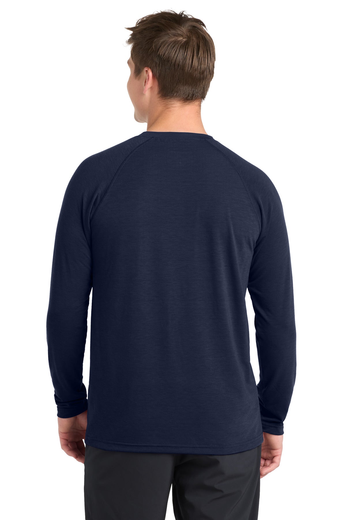 True Navy Sport-Tek Long Sleeve Ultimate Performance Crew. ST700LS
