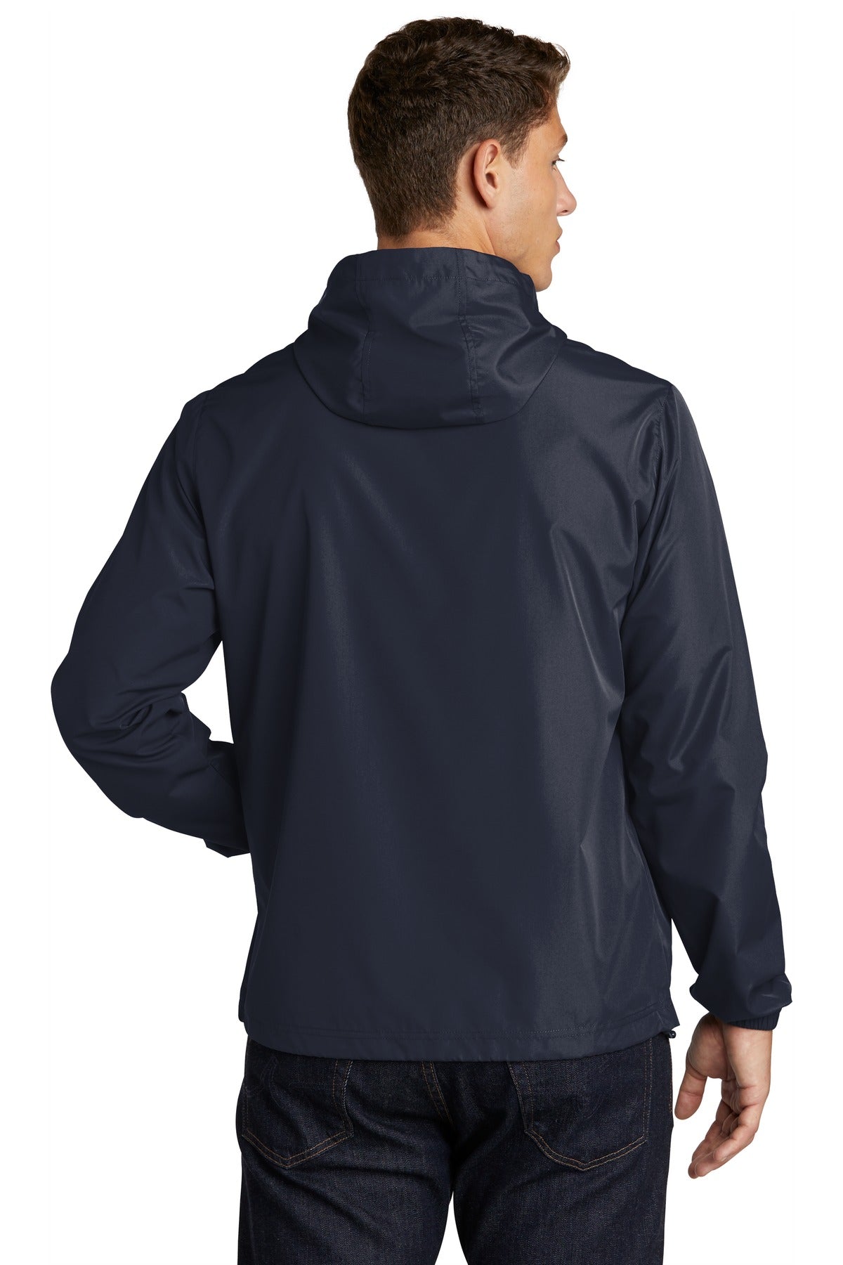 True Navy Sport-Tek Packable Anorak. JST66