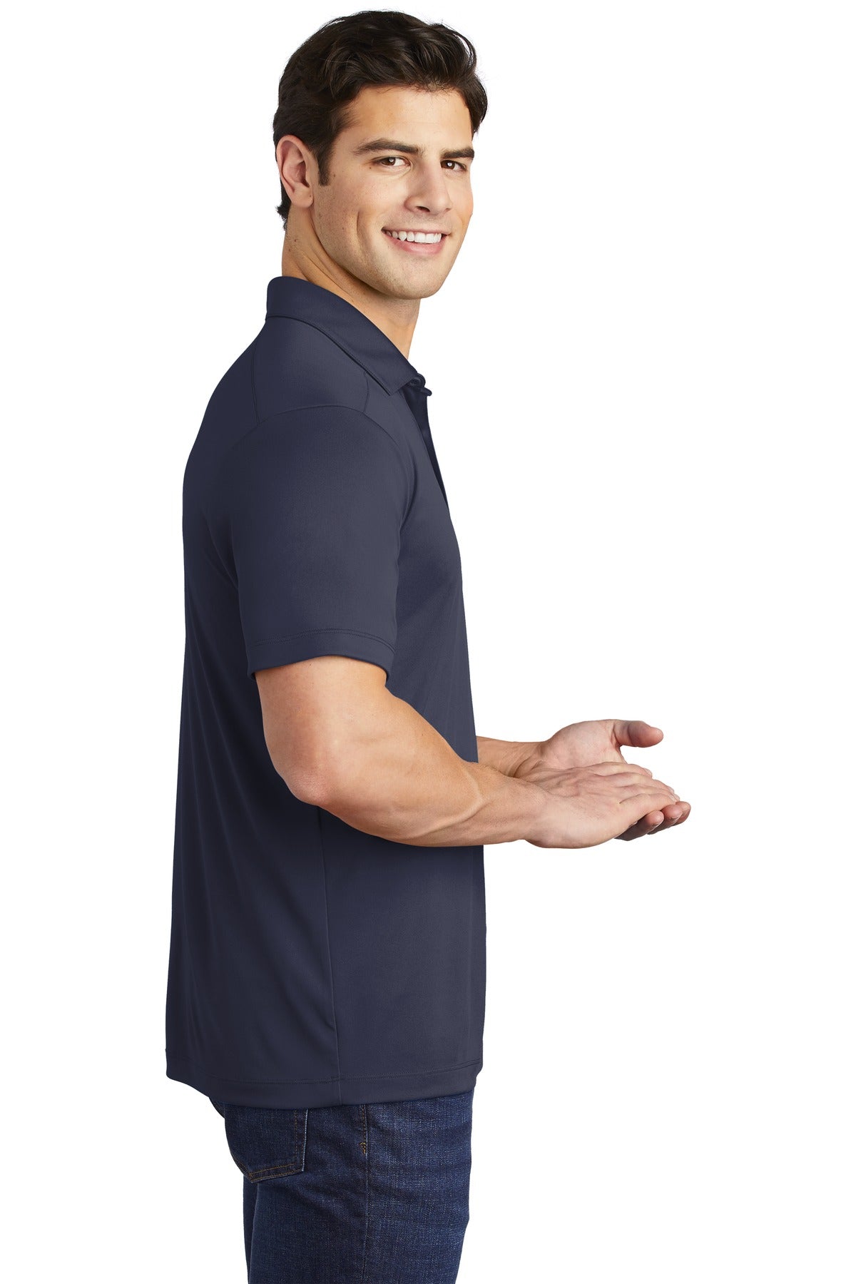 True Navy Sport-Tek Posi-UV Pro Polo. ST520