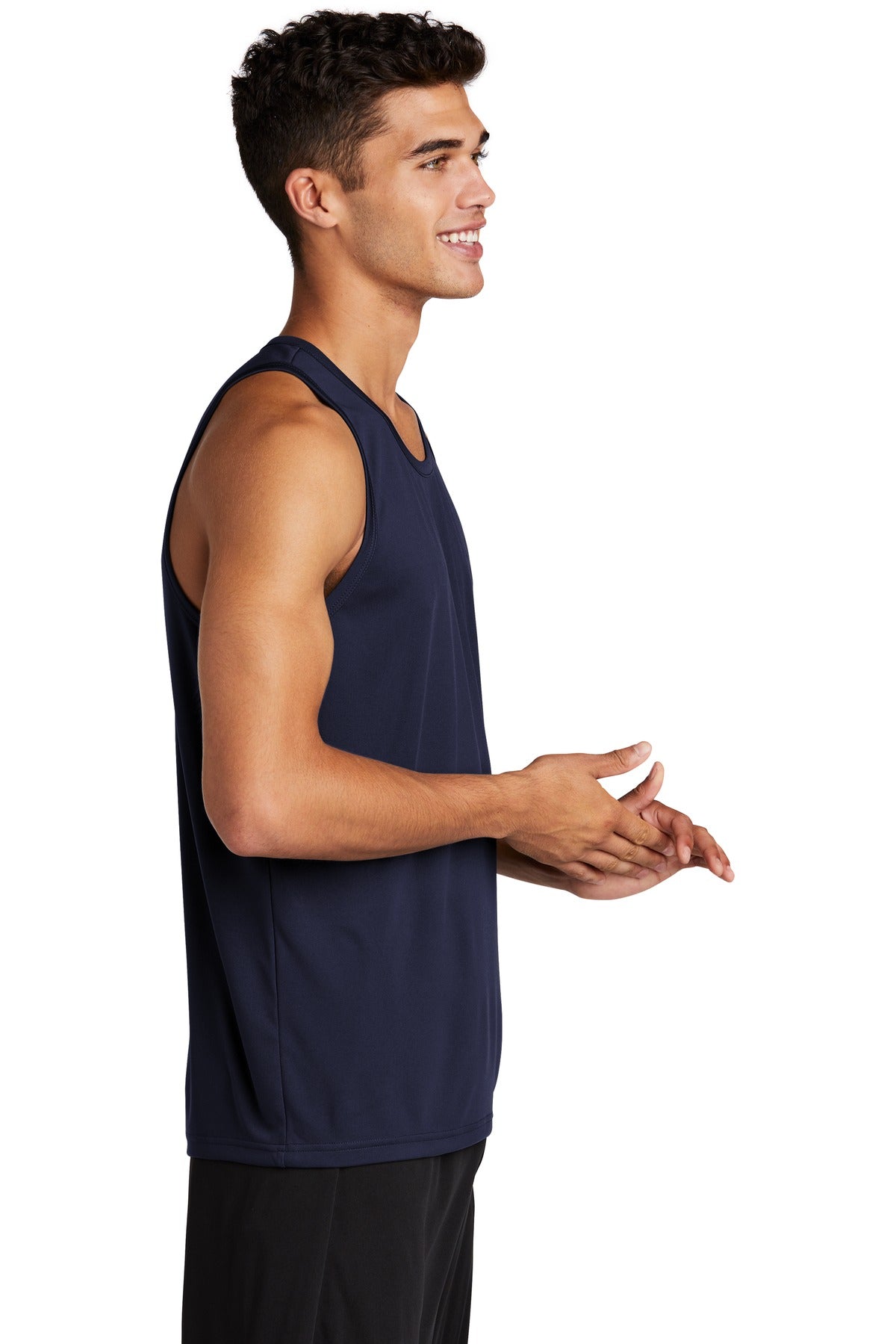 True Navy Sport-Tek PosiCharge Competitor Tank. ST356