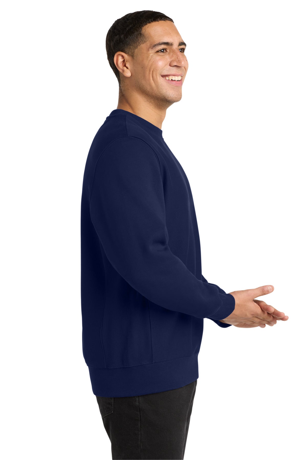 True Navy Sport-Tek Super Heavyweight Crewneck Sweatshirt. F280