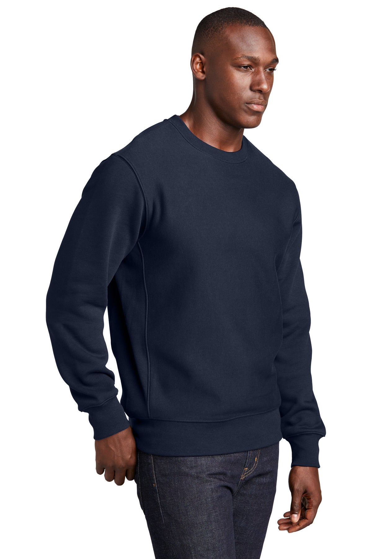 True Navy Sport-Tek Super Heavyweight Crewneck Sweatshirt. F280