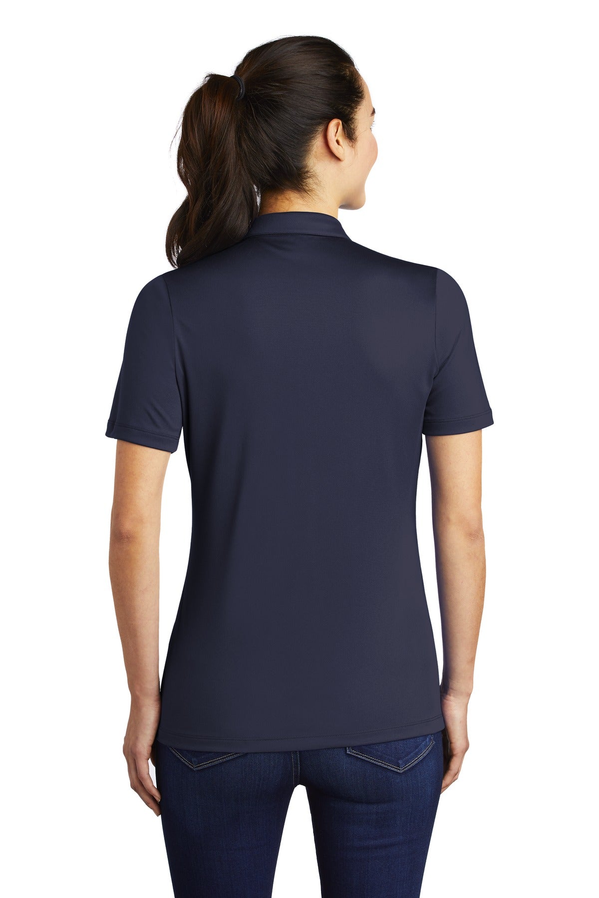 True Navy Sport-Tek Women's Posi-UV Pro Polo. LST520