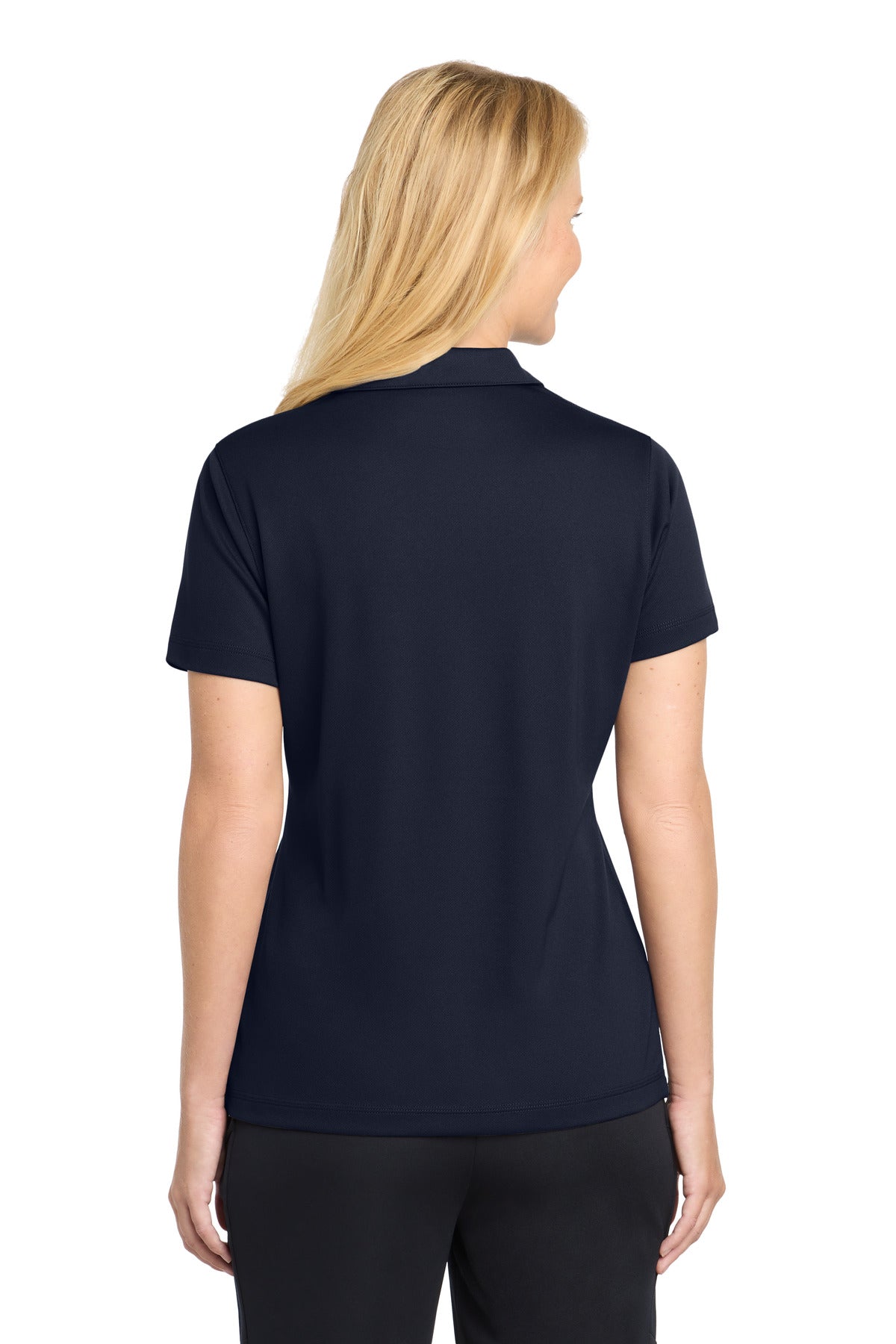 True Navy Sport-Tek Women's PosiCharge Micro-Mesh Polo. LST680