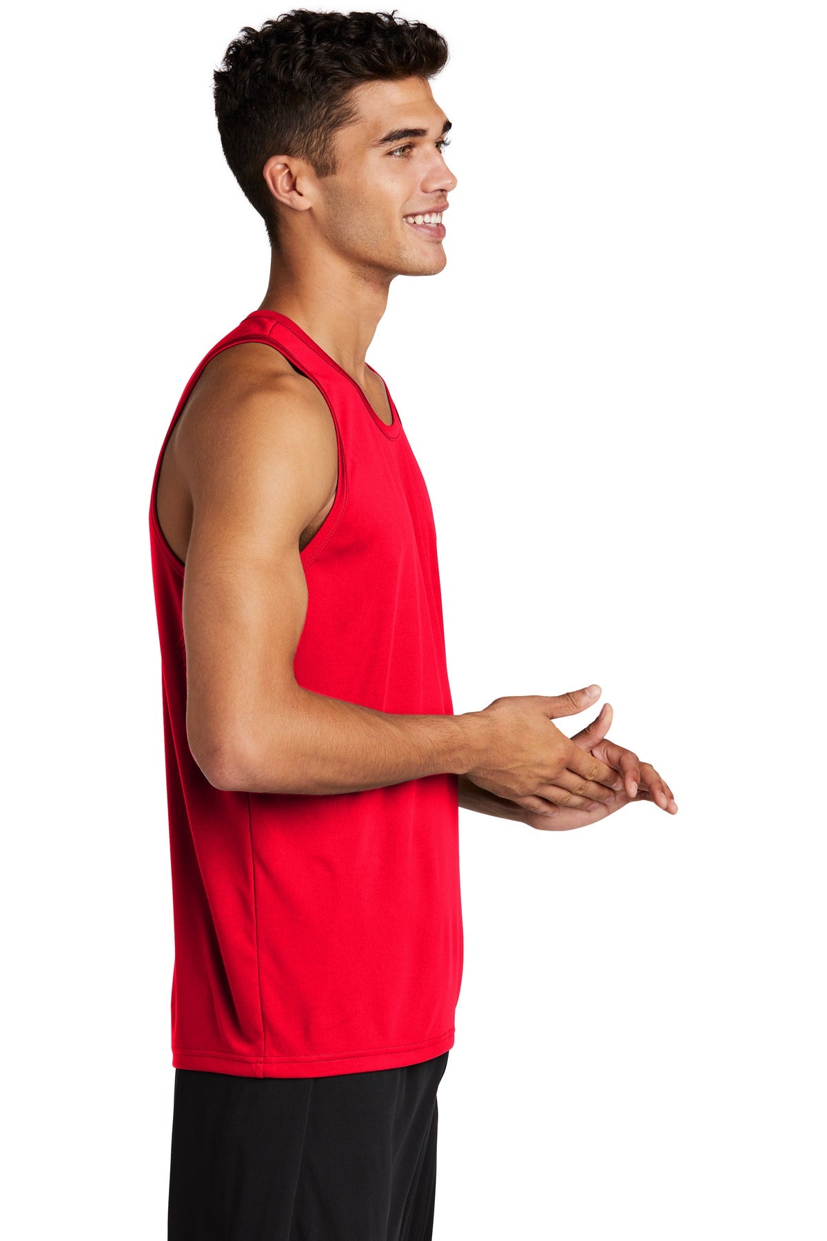 True Red Sport-Tek PosiCharge Competitor Tank. ST356