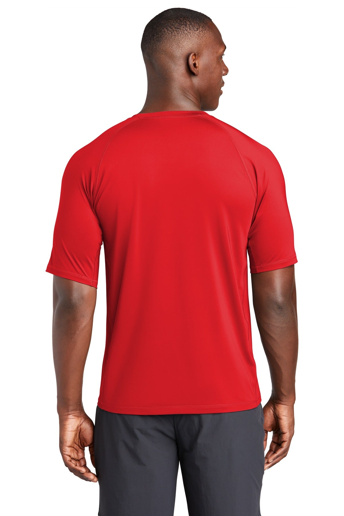 True Red Sport-Tek Rashguard Tee. ST470