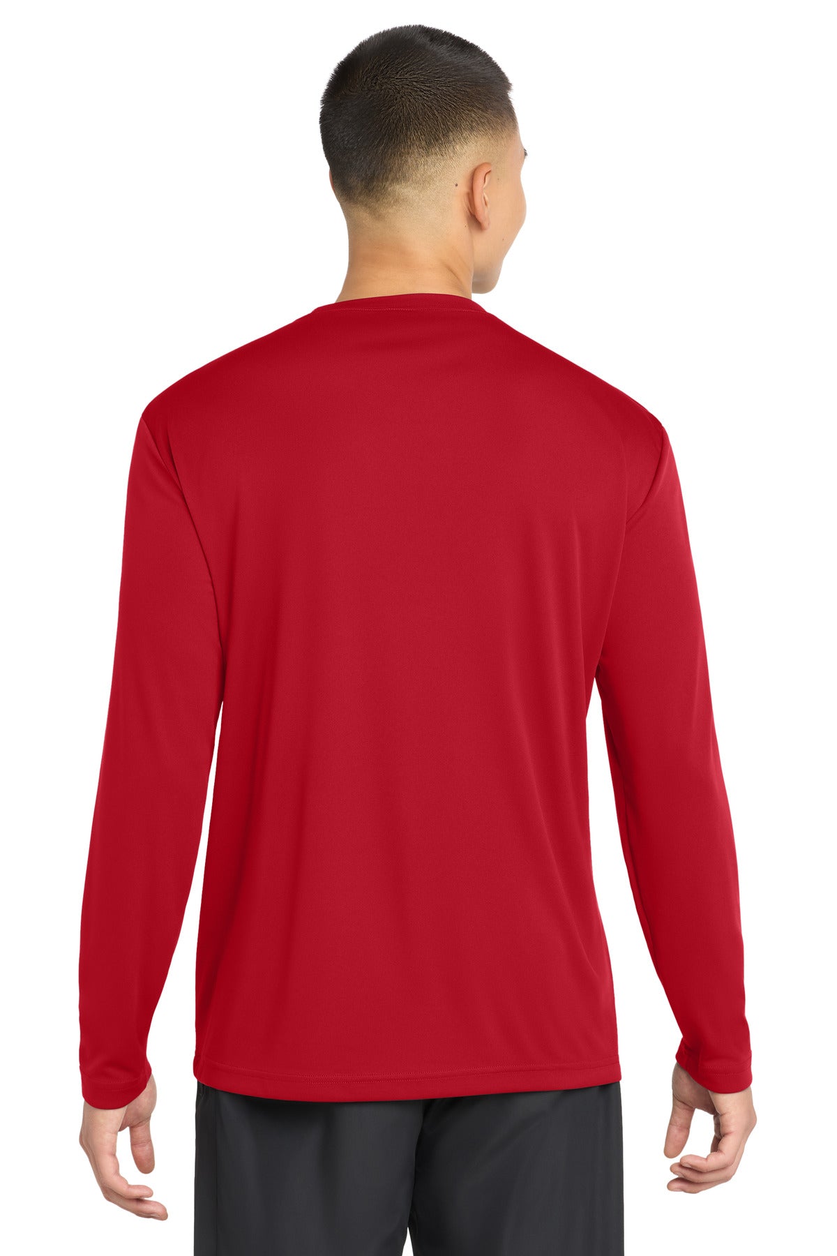 True Red Sport-Tek Tall Long Sleeve PosiCharge Competitor Tee. TST350LS