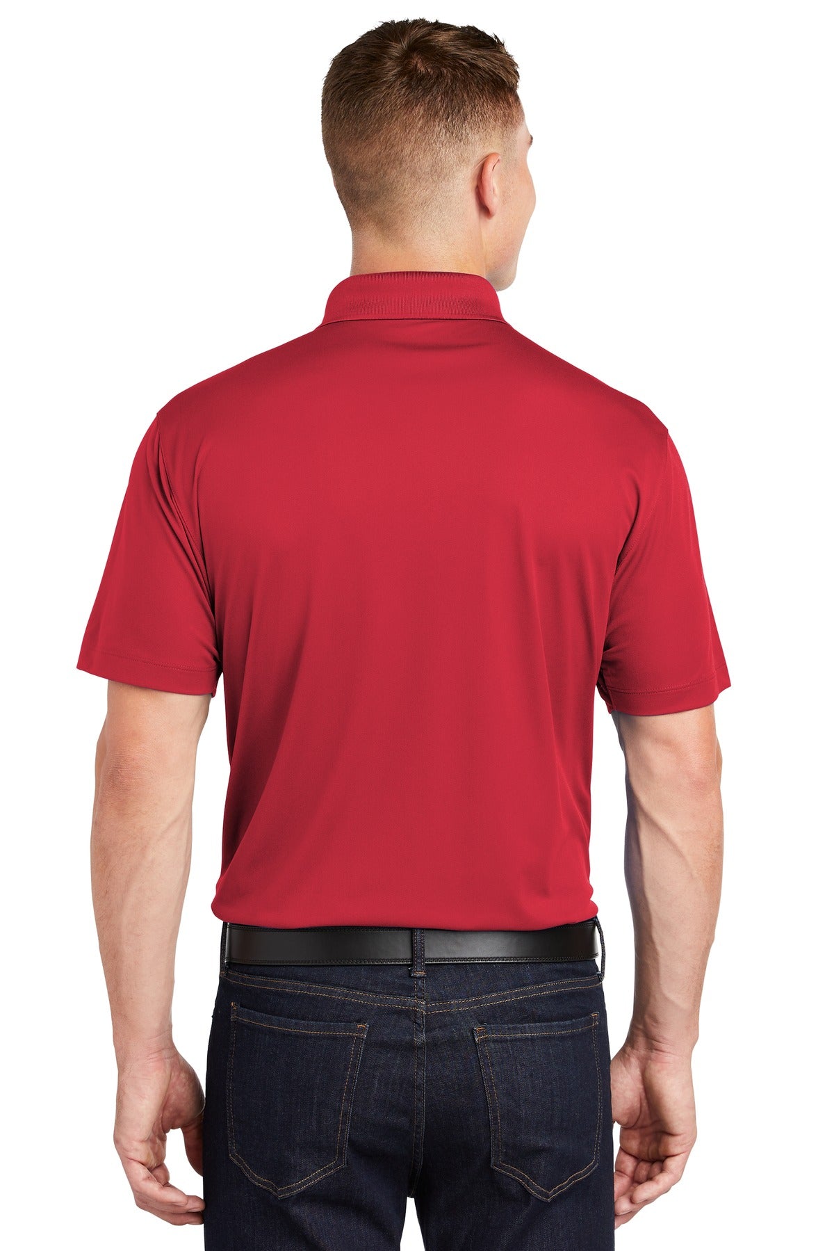True Red Sport-Tek Tall Micropique Sport-Wick Polo. TST650