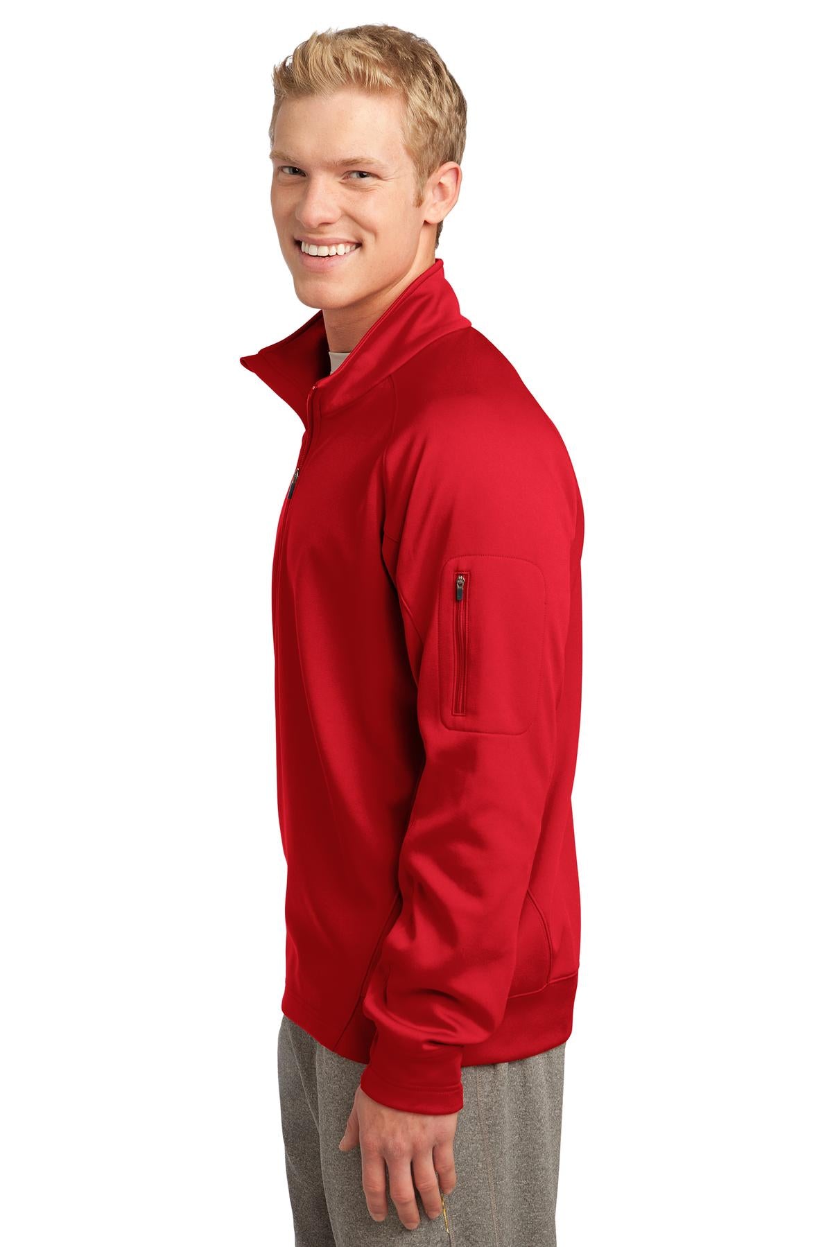 True Red Sport-Tek Tech Fleece 1/4-Zip Pullover. F247