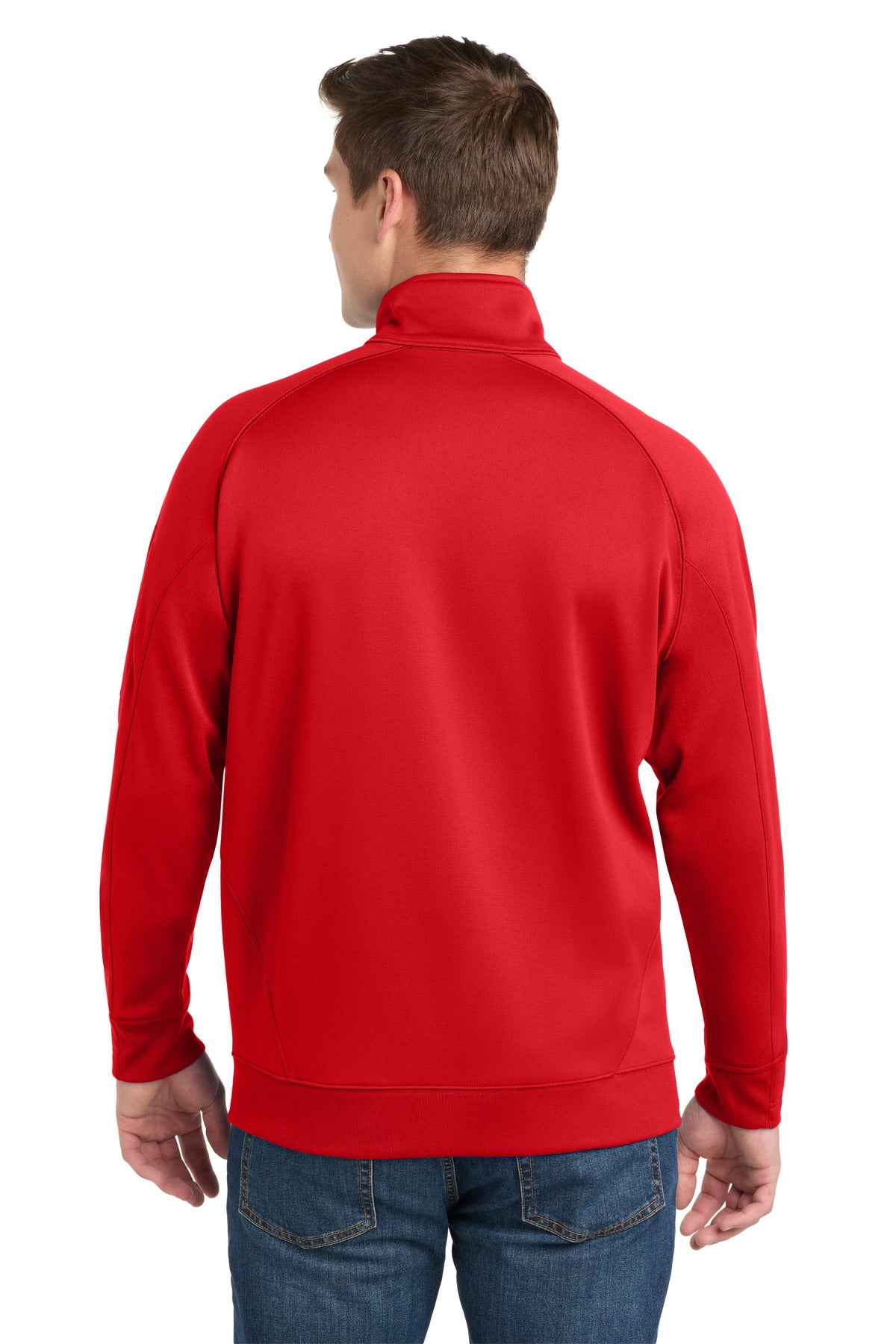 True Red Sport-Tek Tech Fleece 1/4-Zip Pullover. F247