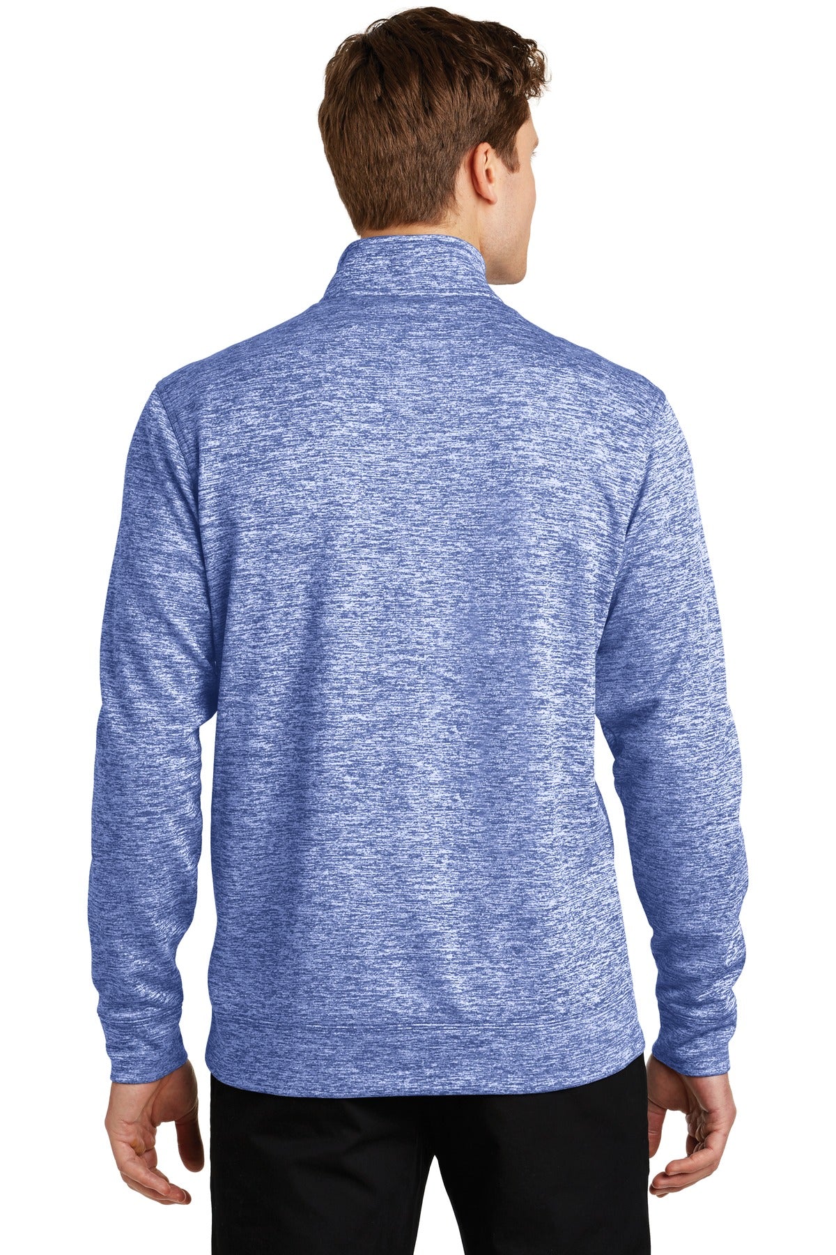 True Royal Ele Sport-Tek PosiCharge Electric Heather Fleece 1/4-Zip Pullover. ST226