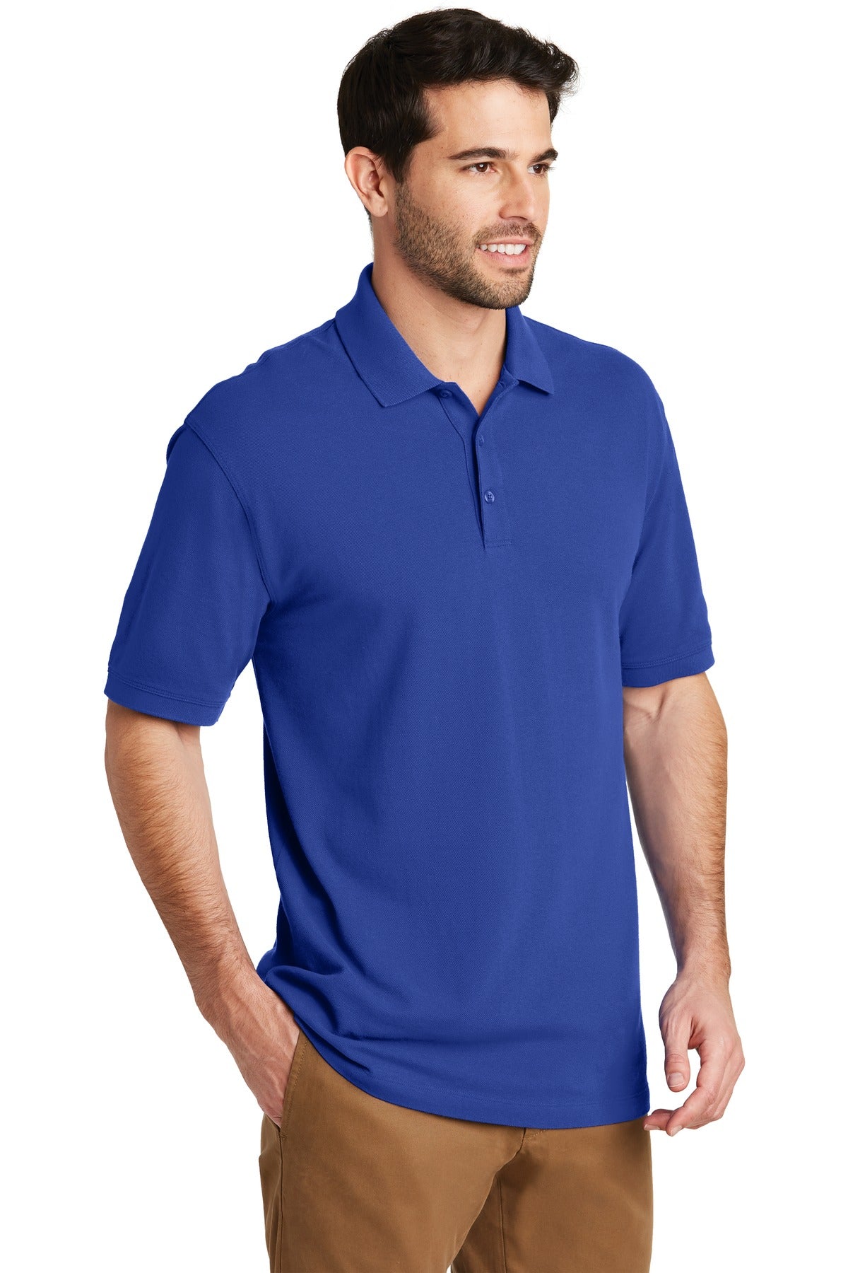 True Royal Port Authority EZCotton Polo. K8000