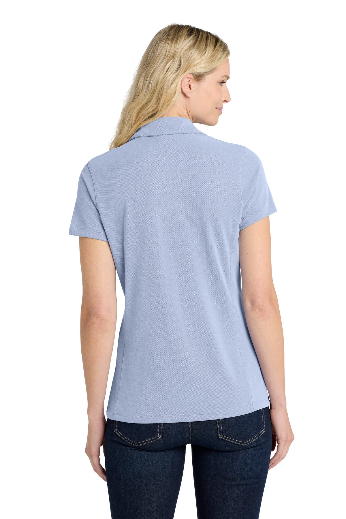 True Royal Port Authority Women's Poly Oxford Pique Polo. LK582