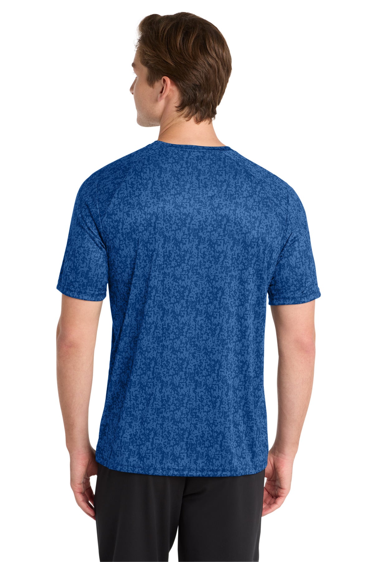 True Royal Sport-Tek Digi Camo Tee. ST460