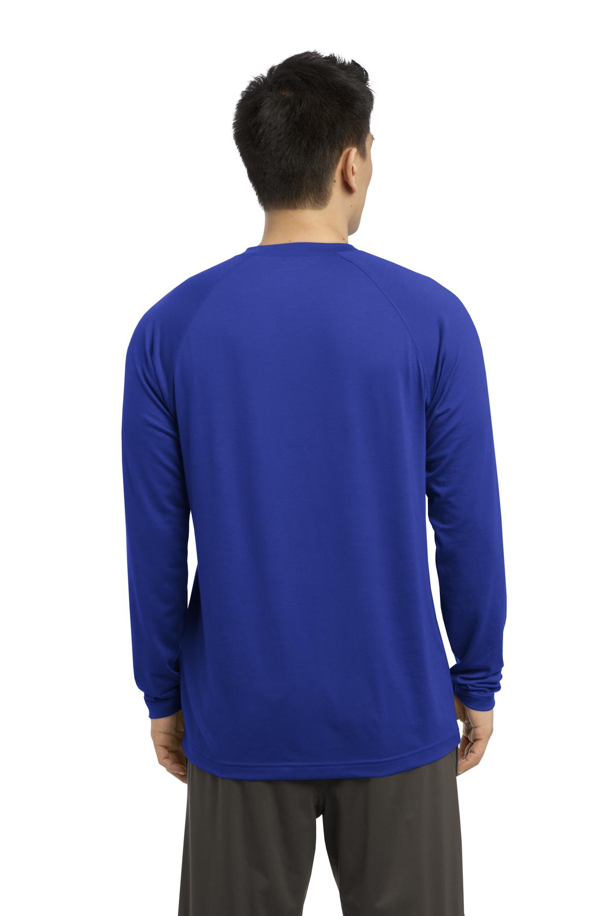 True Royal Sport-Tek Long Sleeve Ultimate Performance Crew. ST700LS