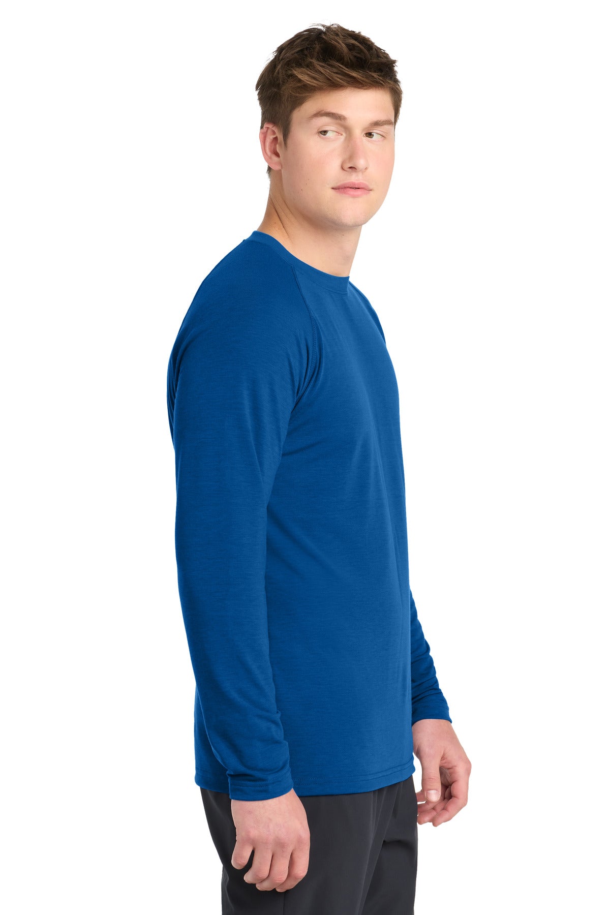 True Royal Sport-Tek Long Sleeve Ultimate Performance Crew. ST700LS