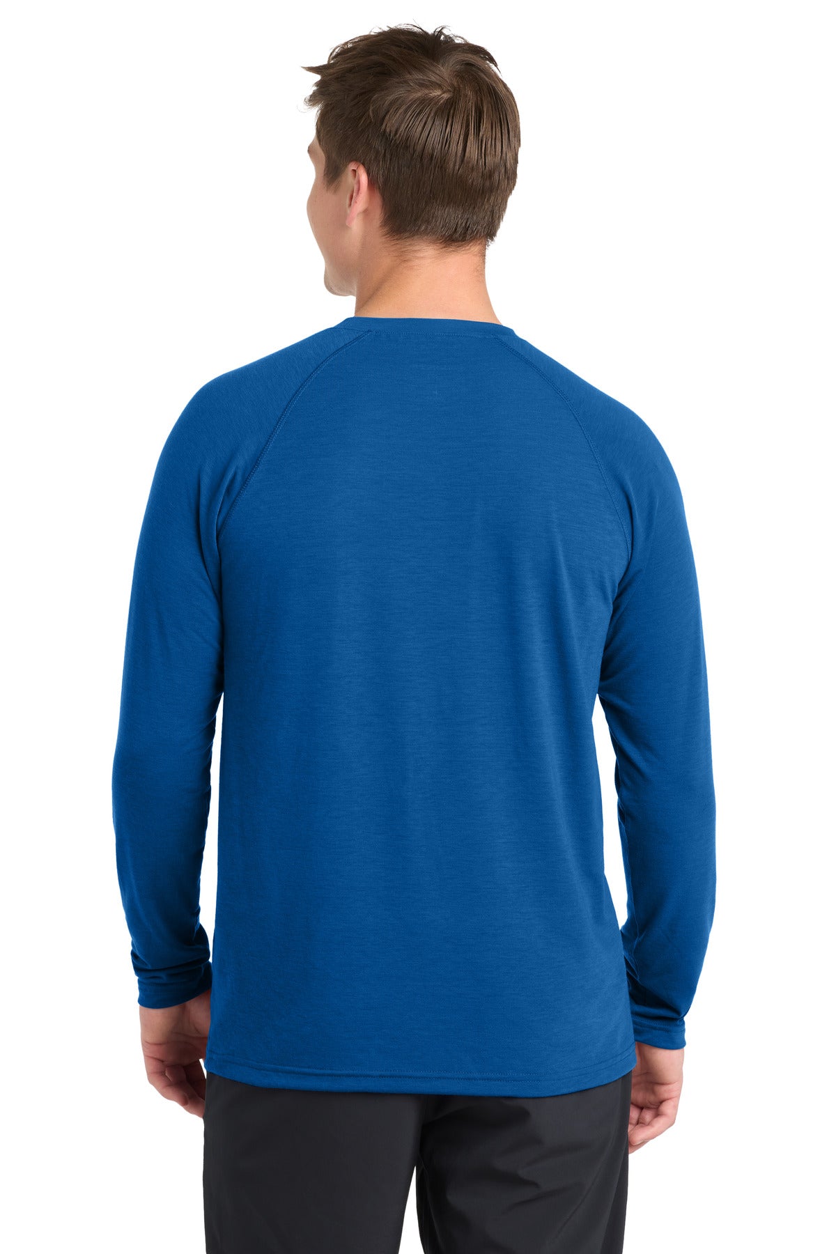 True Royal Sport-Tek Long Sleeve Ultimate Performance Crew. ST700LS