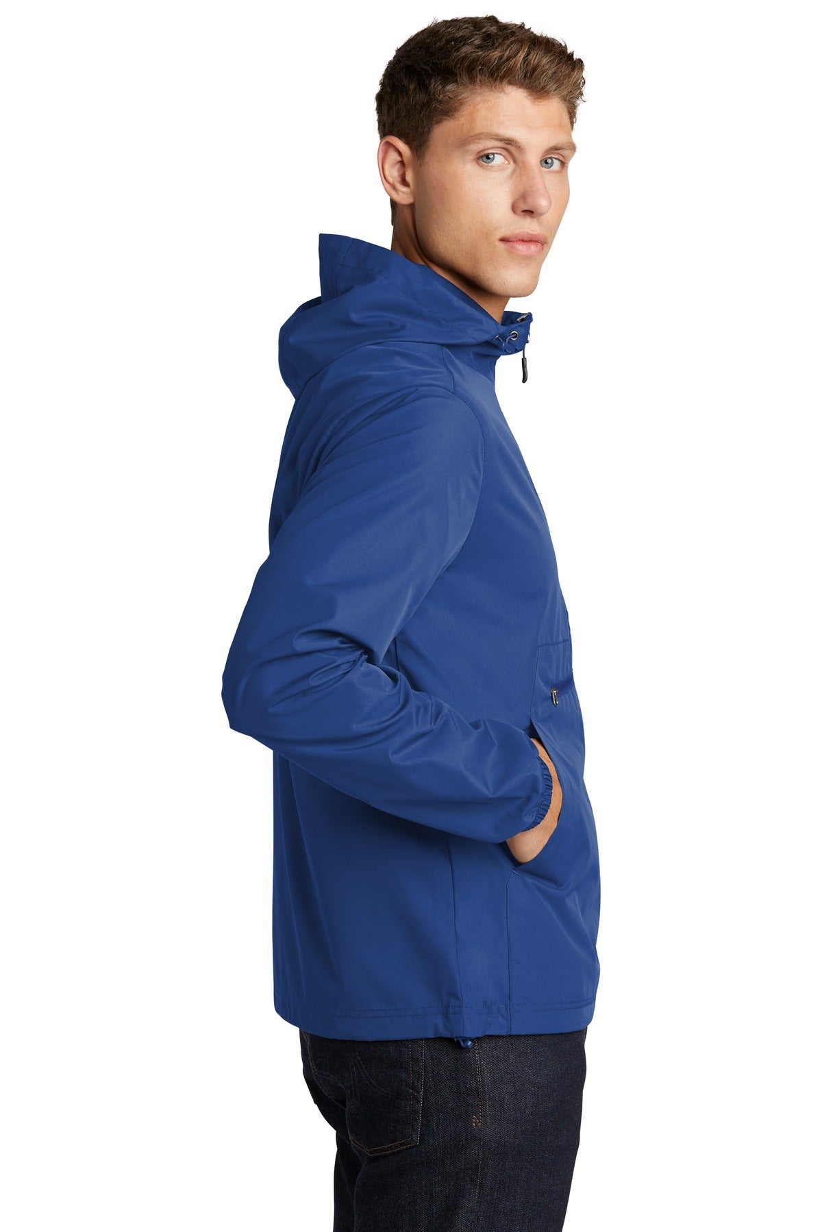 True Royal Sport-Tek Packable Anorak. JST66