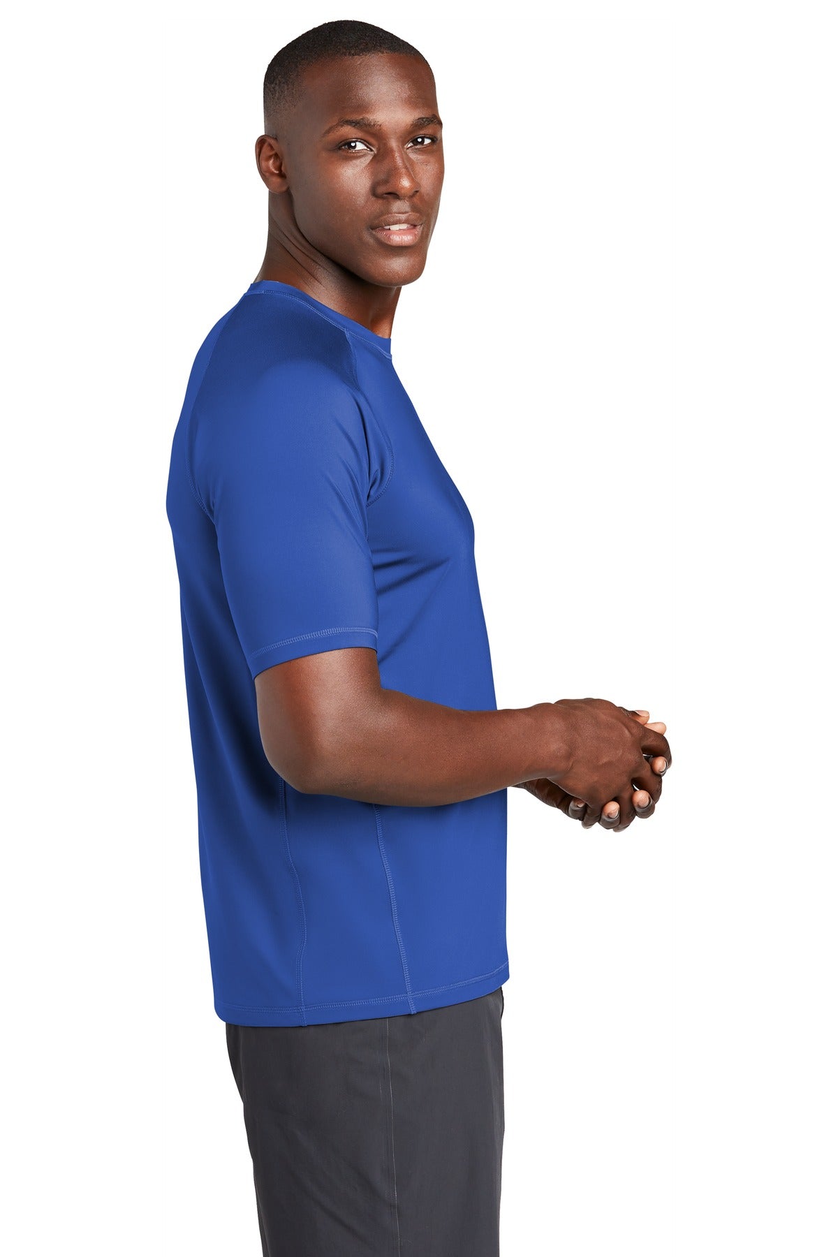True Royal Sport-Tek Rashguard Tee. ST470