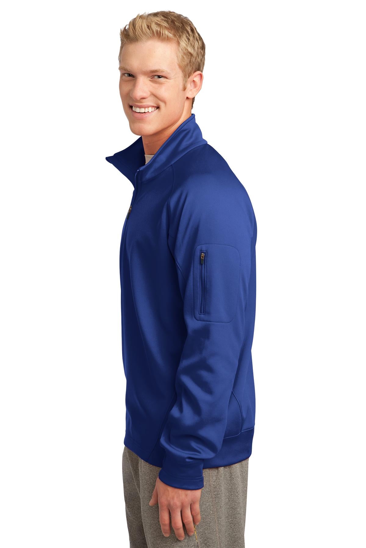 True Royal Sport-Tek Tech Fleece 1/4-Zip Pullover. F247