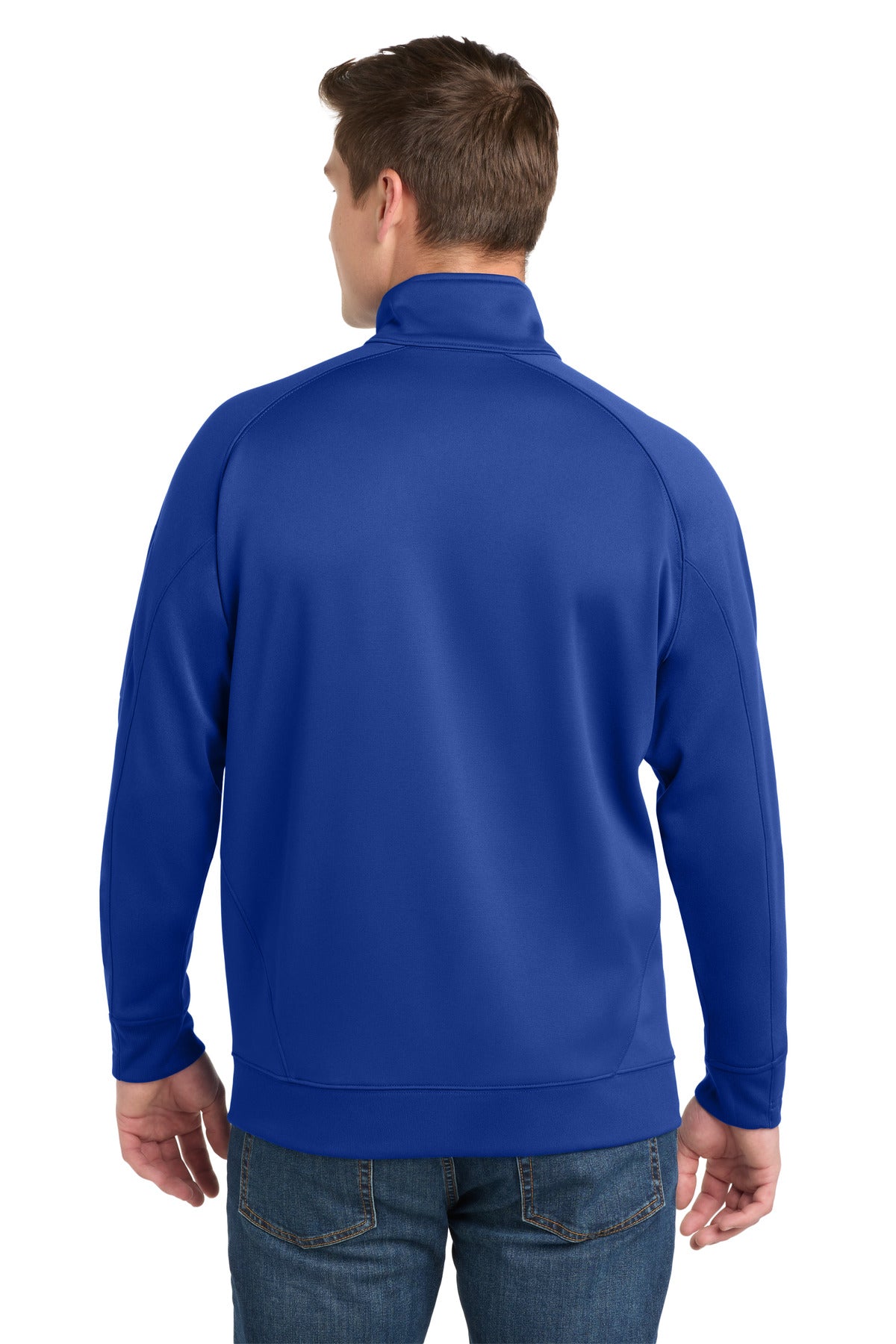 True Royal Sport-Tek Tech Fleece 1/4-Zip Pullover. F247