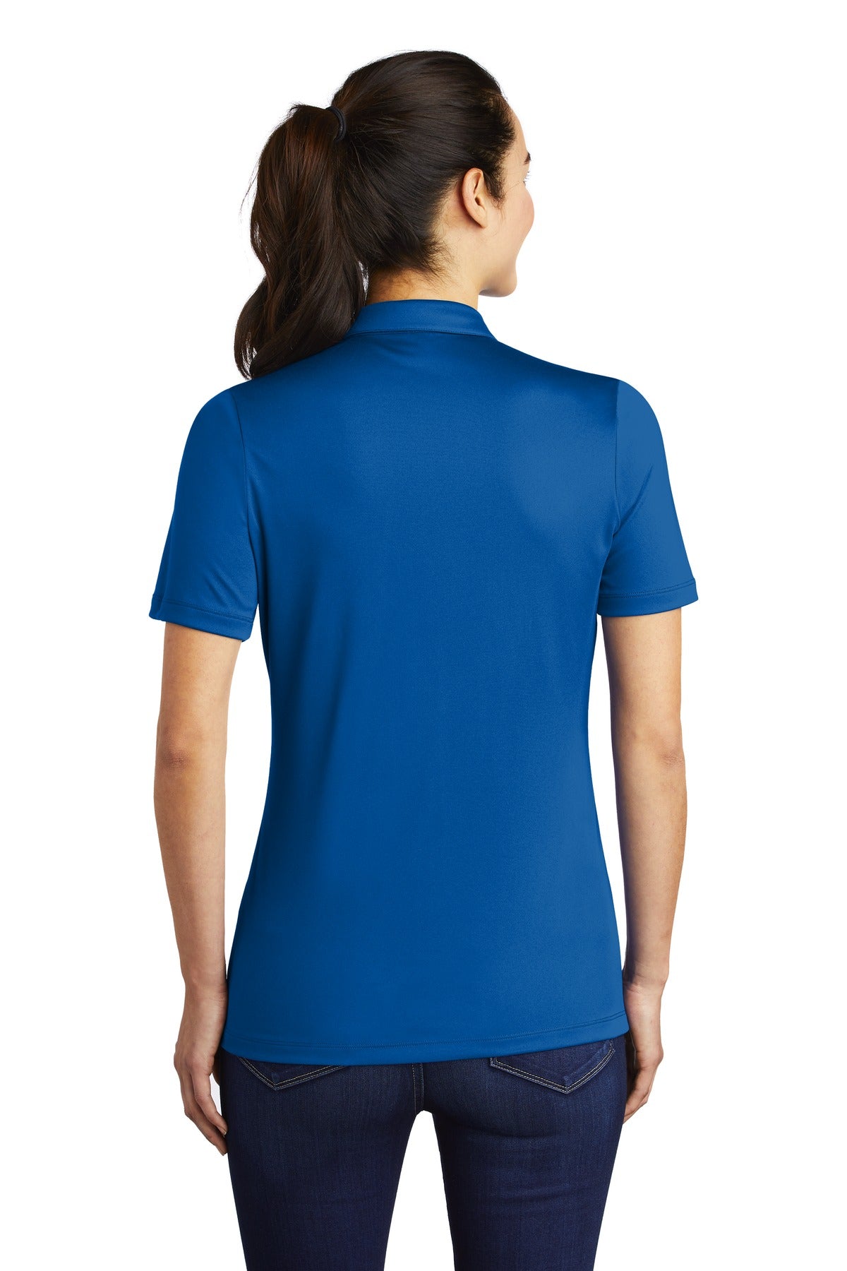 True Royal Sport-Tek Women's Posi-UV Pro Polo. LST520