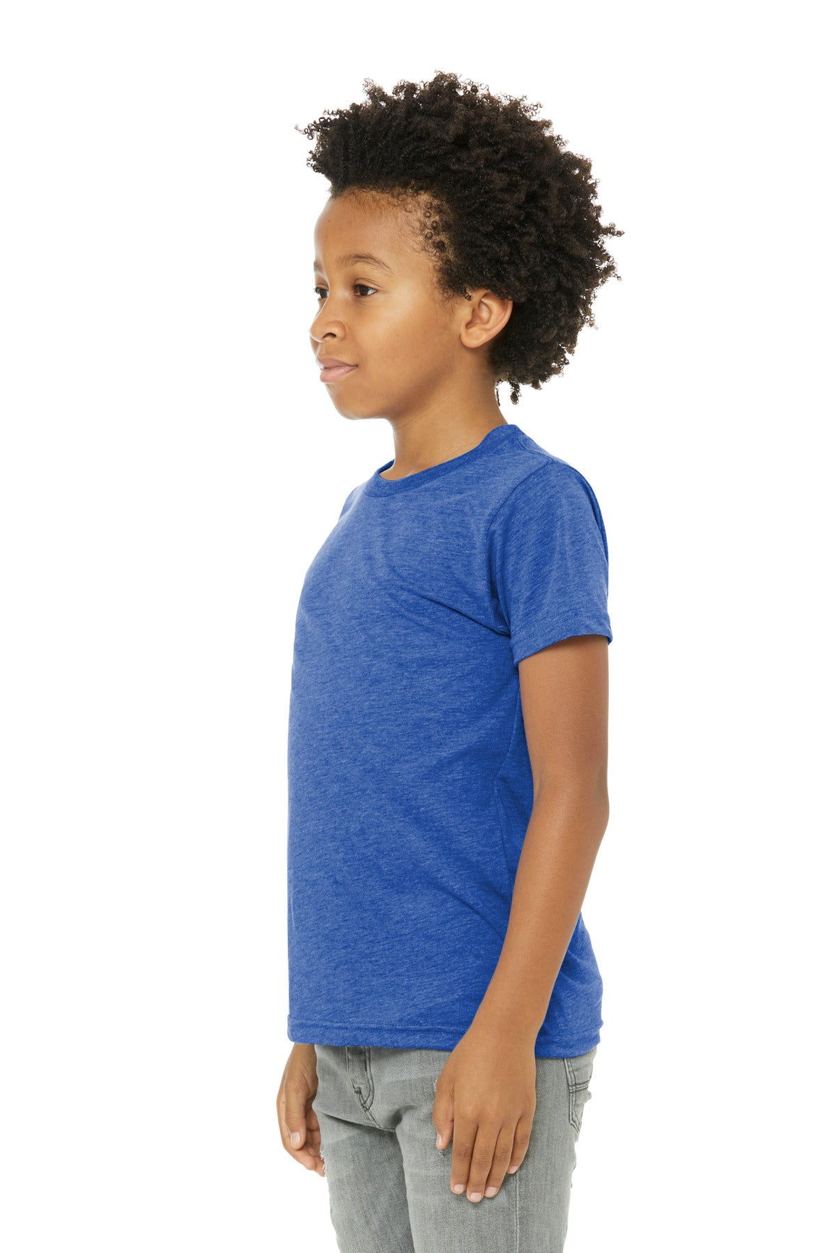 True Royl TB BELLA+CANVAS Youth Triblend Short Sleeve Tee. BC3413Y