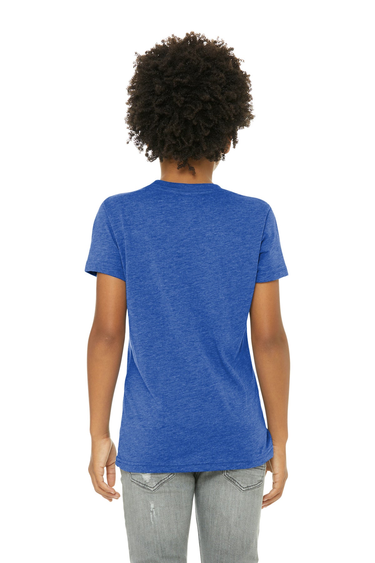True Royl TB BELLA+CANVAS Youth Triblend Short Sleeve Tee. BC3413Y
