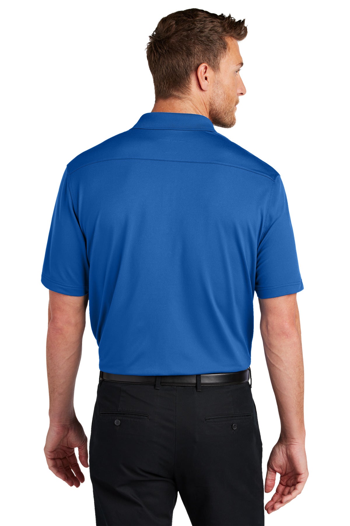 TrueBlue Port Authority City Stretch Flat Knit Polo K683