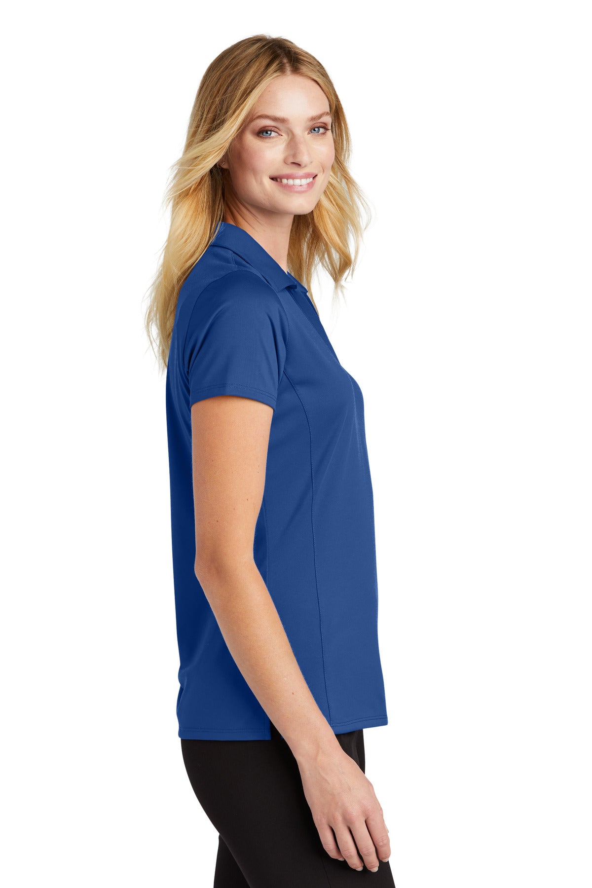 TrueBlue Port Authority Women's Performance Staff Polo LK398