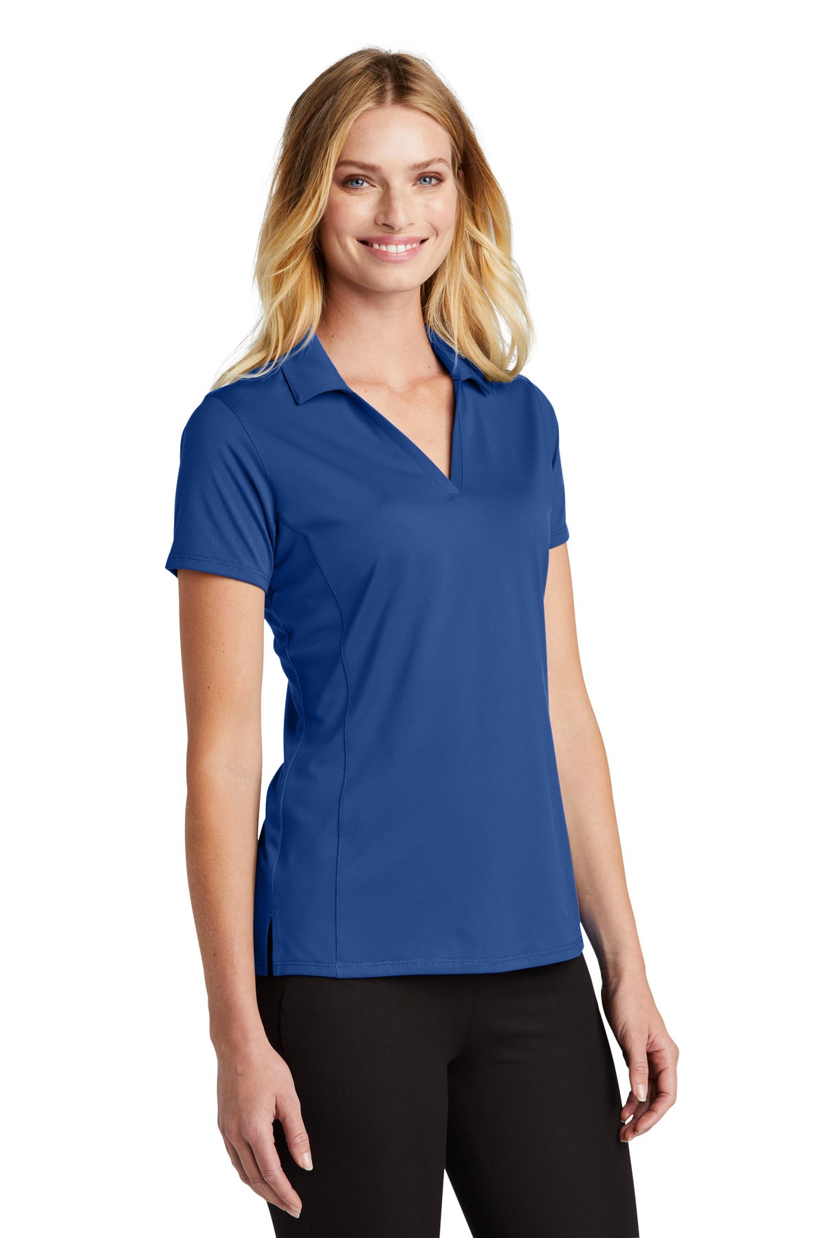 TrueBlue Port Authority Women's Performance Staff Polo LK398