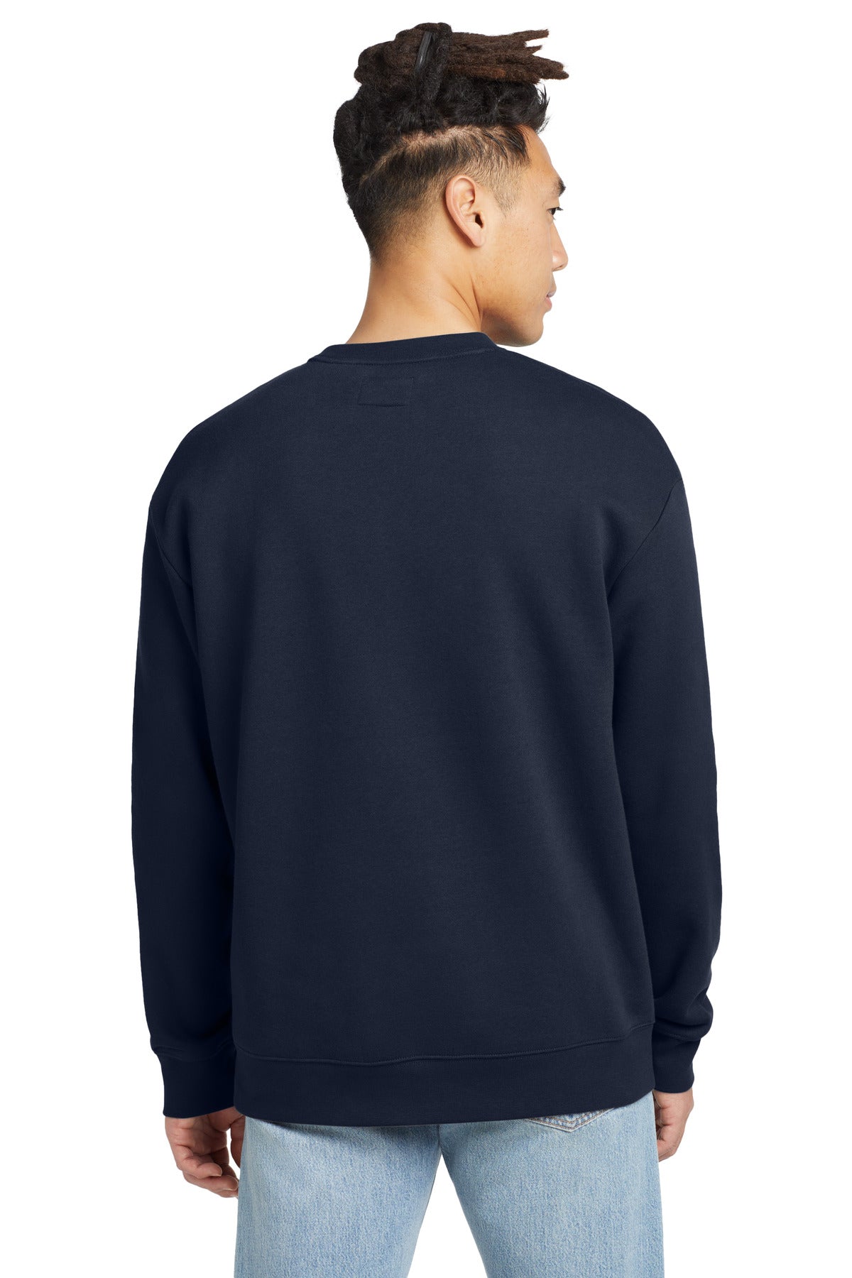 TrueNavy New Era Heritage Fleece Pocket Crew NEA527