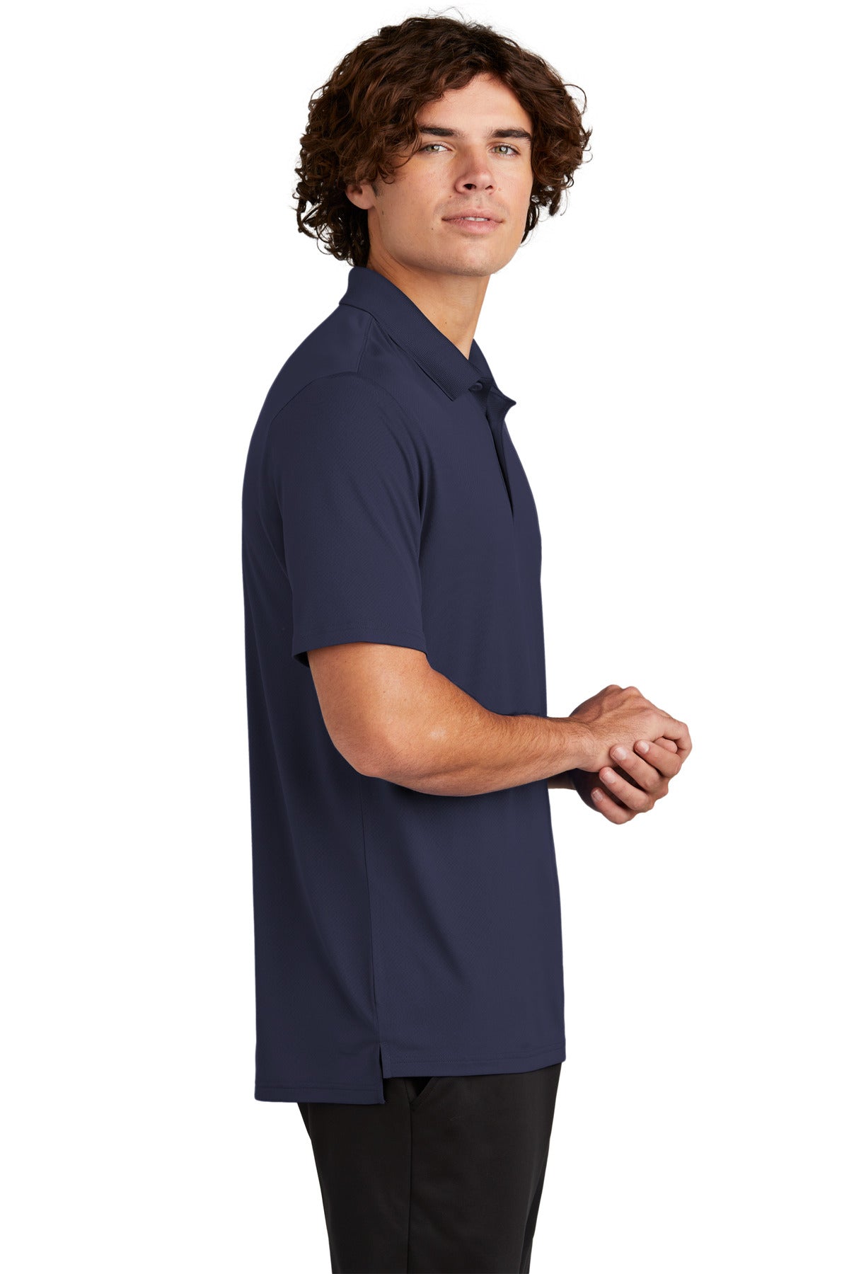 TrueNavy Sport-Tek Sideline Polo ST535