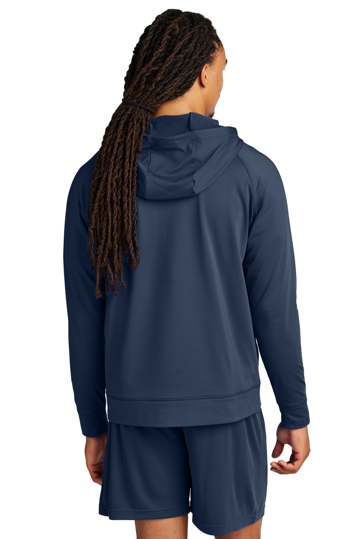 TrueNavy Sport-Tek Sport-Wick Stretch 1/2-Zip Hoodie ST856