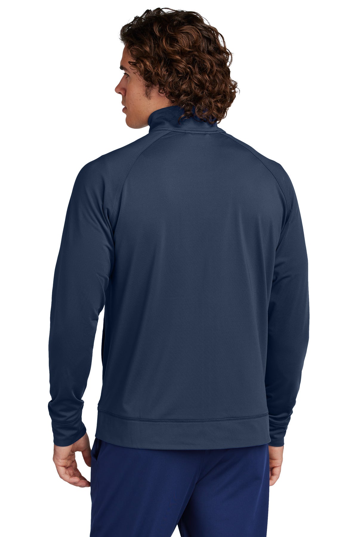 TrueNavy Sport-Tek Sport-Wick Stretch Full-Zip Cadet Jacket ST857