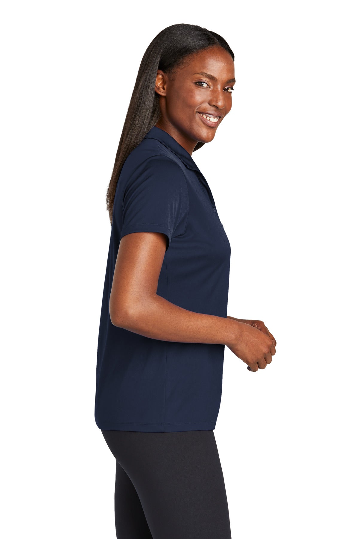 TrueNavy Sport-Tek Women's PosiCharge Re-Compete Polo LST725