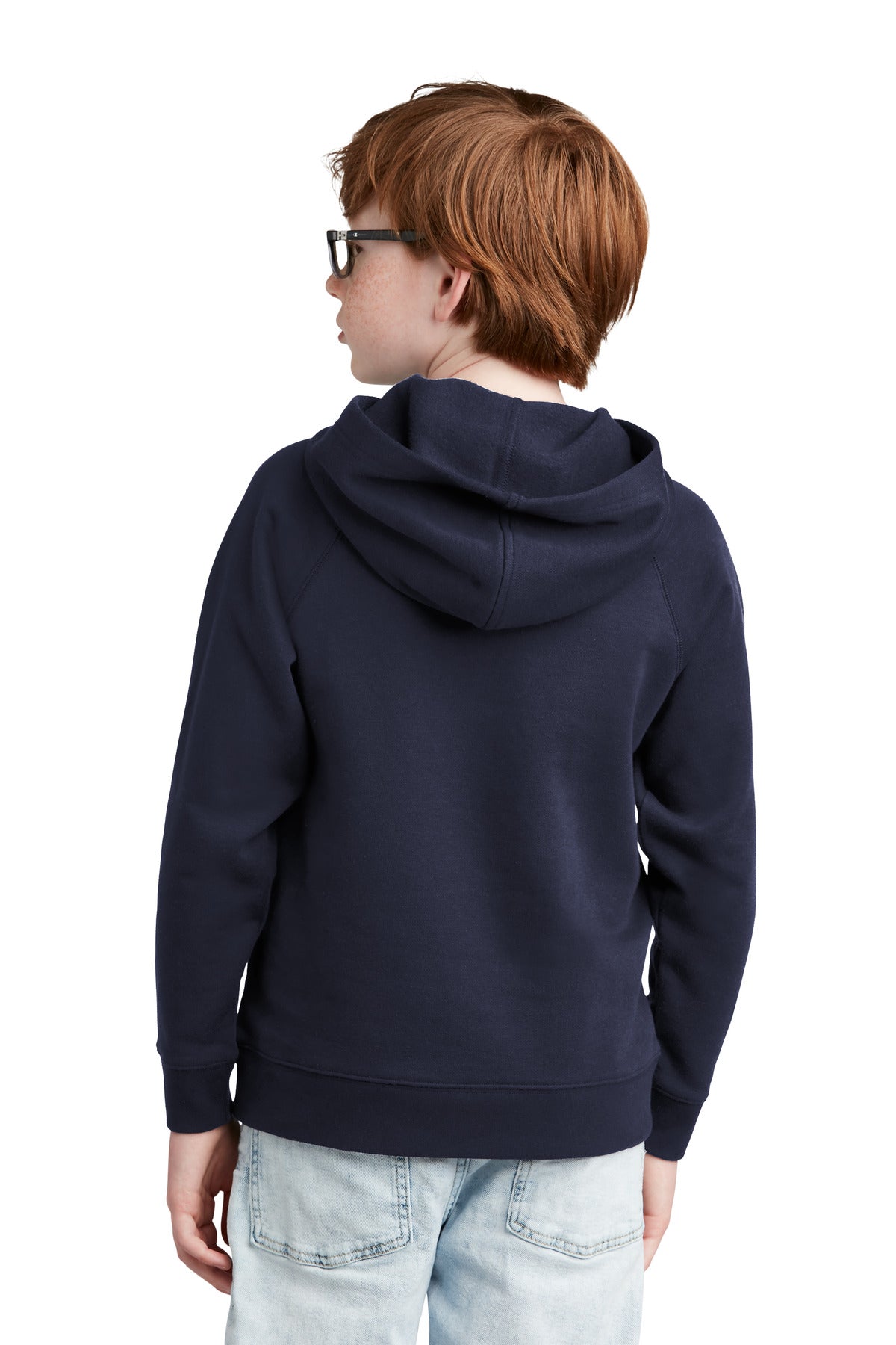 TrueNavy Sport-Tek Youth Drive Fleece Pullover Hoodie YSTF200