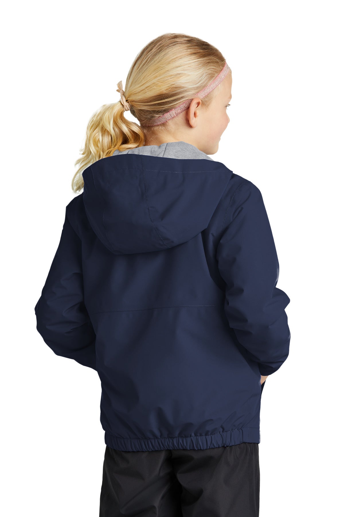 TrueNavy Sport-Tek Youth Waterproof Insulated Jacket YST56