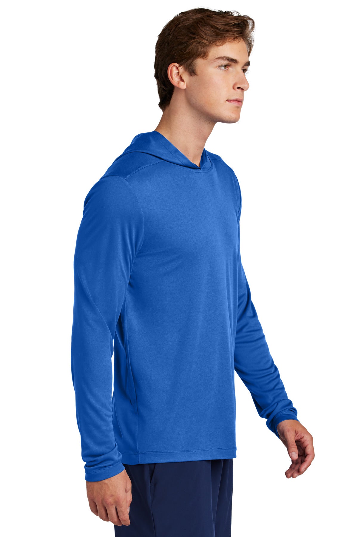 TrueRoyal Sport-Tek Posi-UV Pro Long Sleeve Hoodie ST420LSH